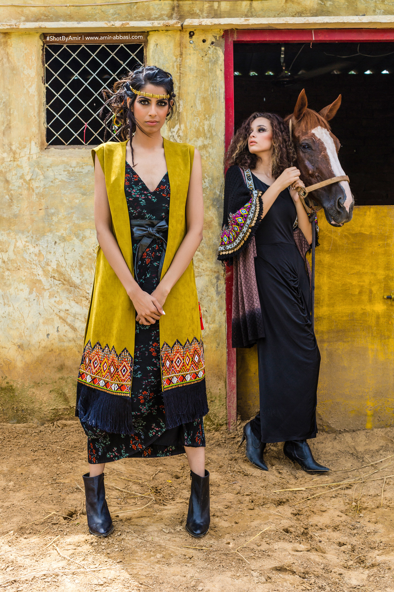 Fashion photoshoot for designer look book in Delhi