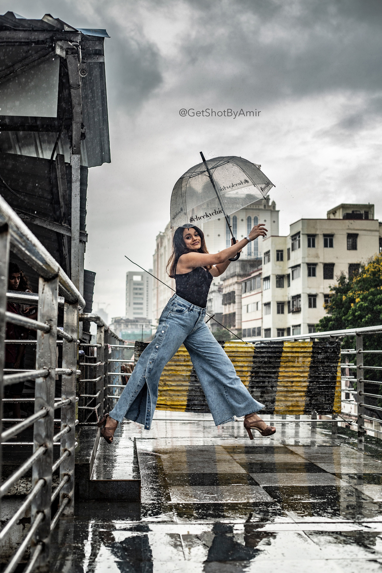 Creative rain photography in Mumbai