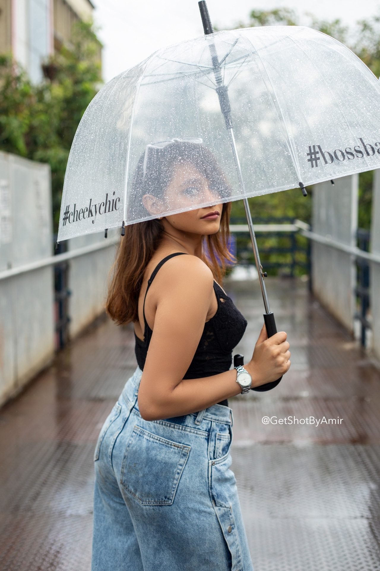 Monsoon theme fashion photoshoot