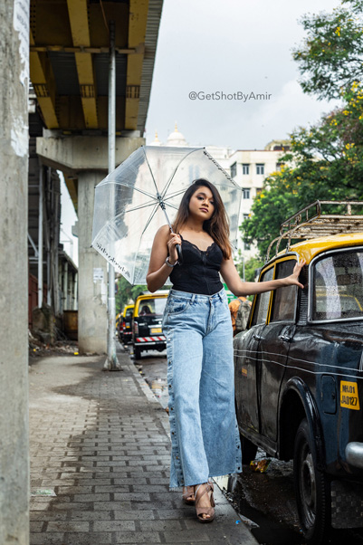 Mumbai kaali peels taxi fashion photography