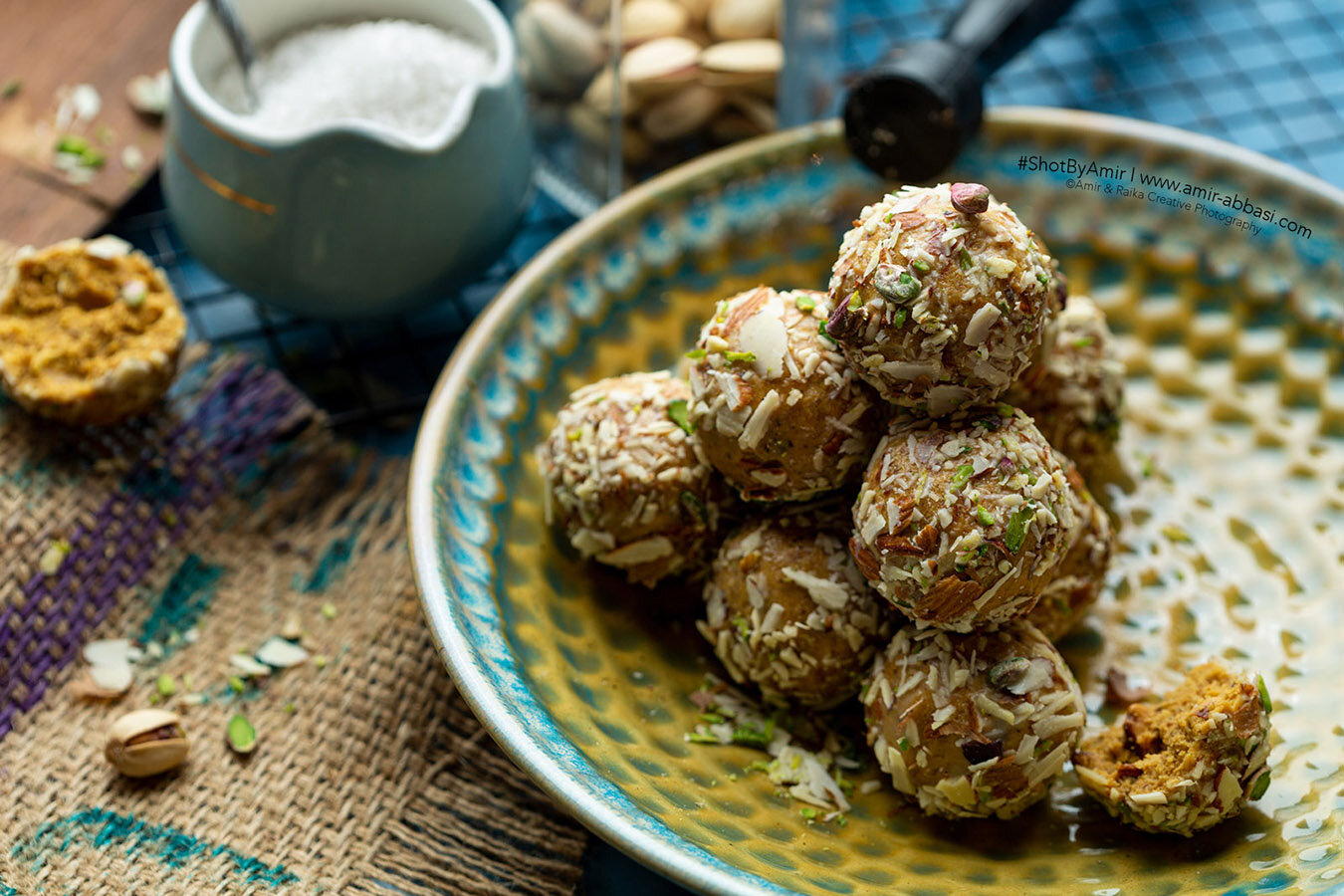 Besan Ladoos Food Photography