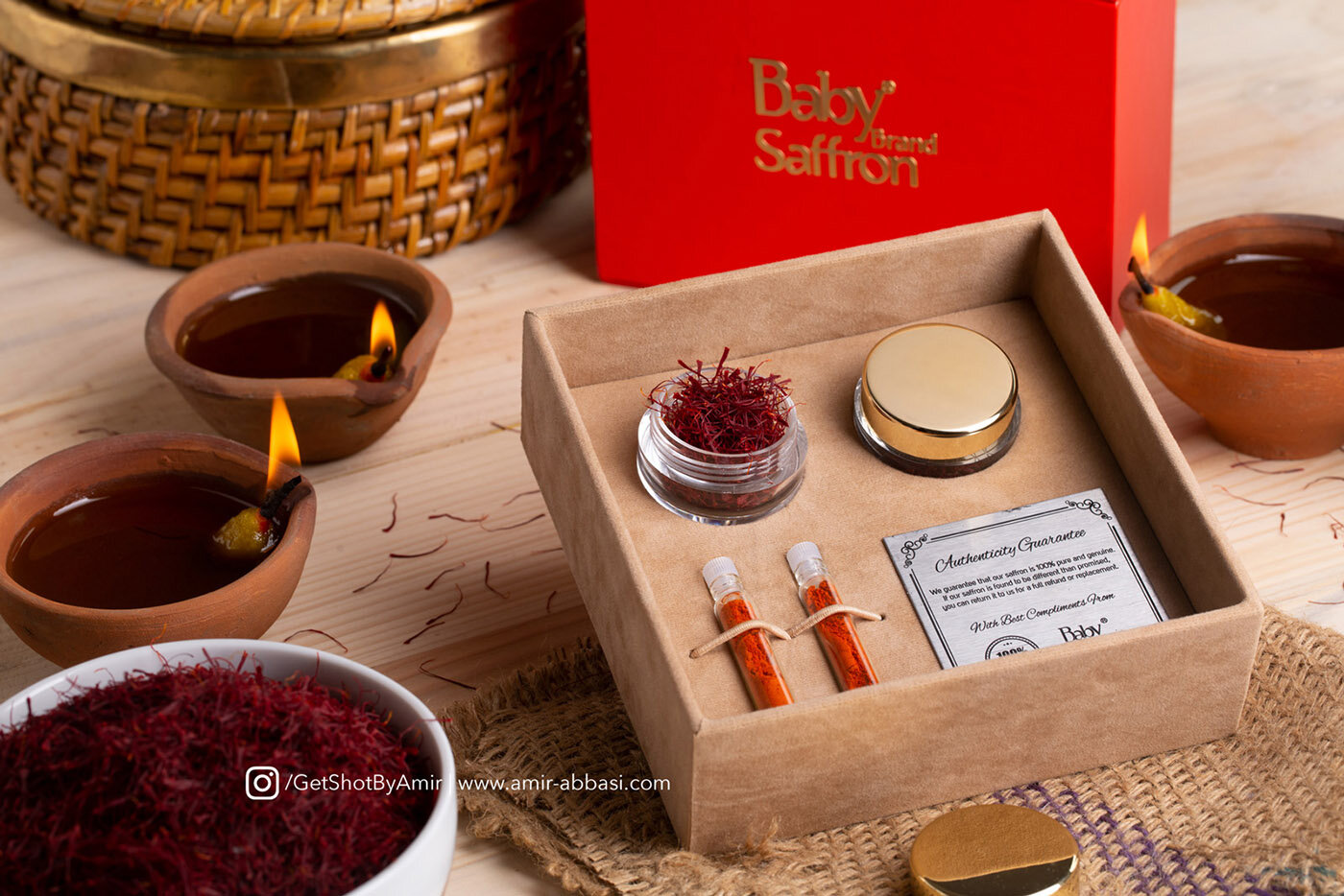 Amazing Saffron Product Photography in Delhi