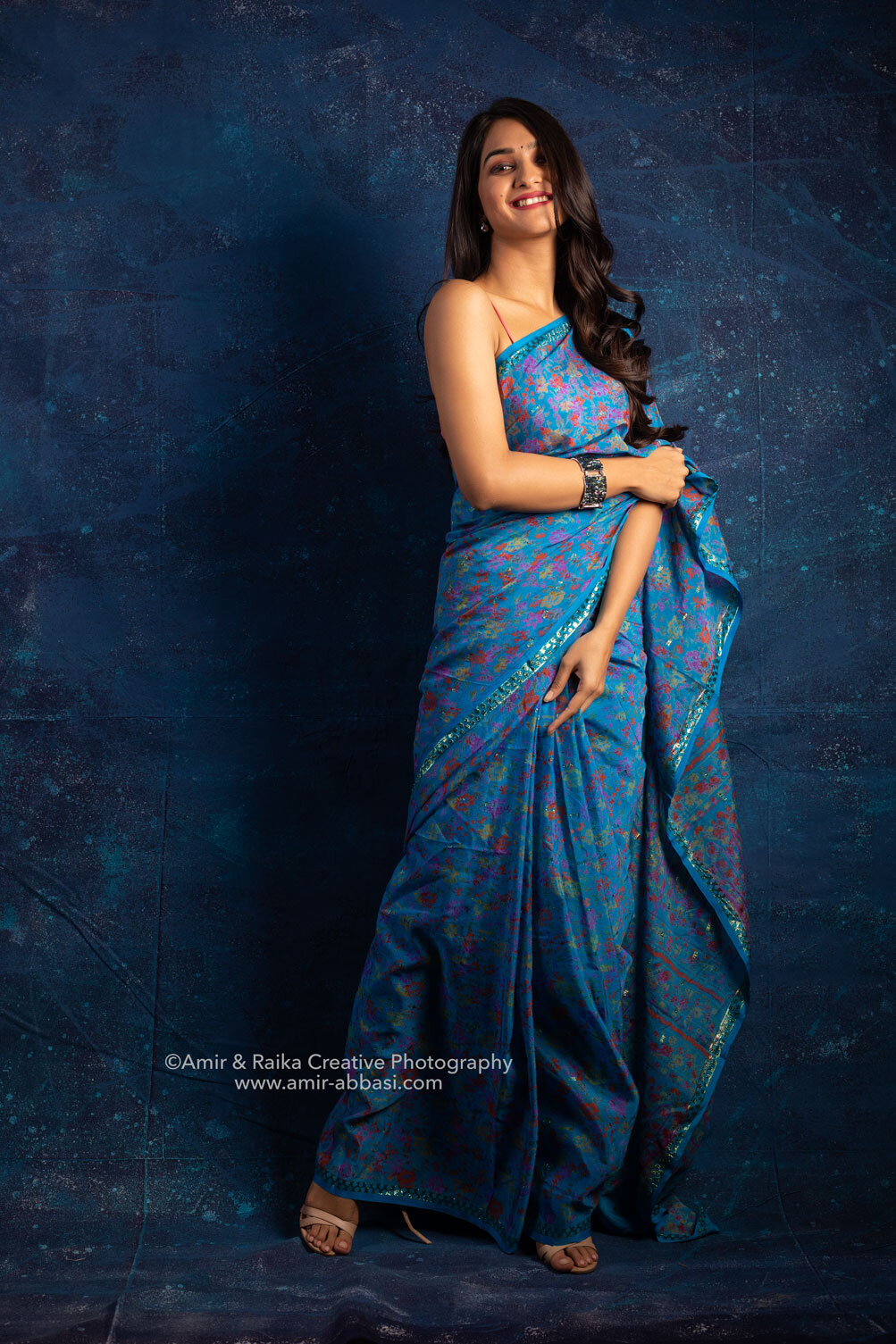 Saree Catalog Photoshoot in Mumbai by Amir & Raika Creative Photography