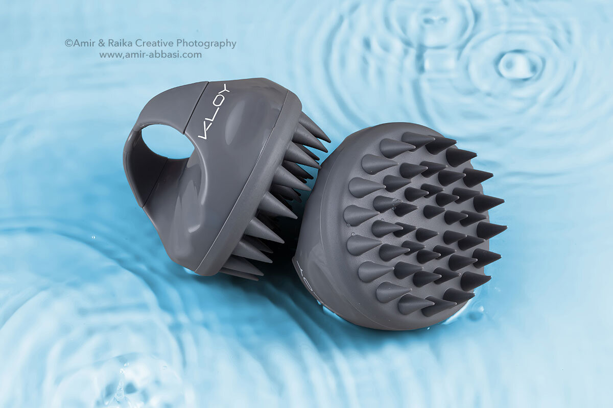 Creative Product Photography of Shampoo Brush in Mumbai