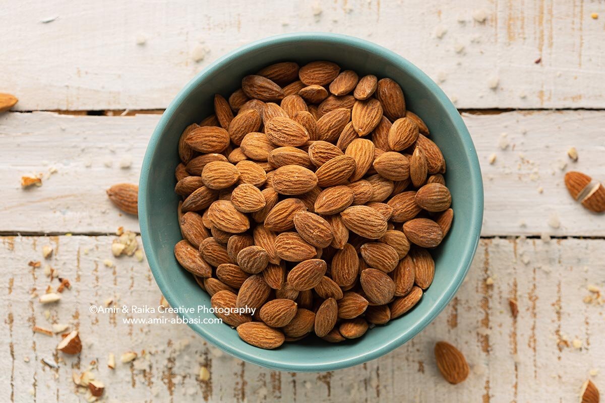 Roasted Almonds - Dry Fruits Food Photography in Mumbai