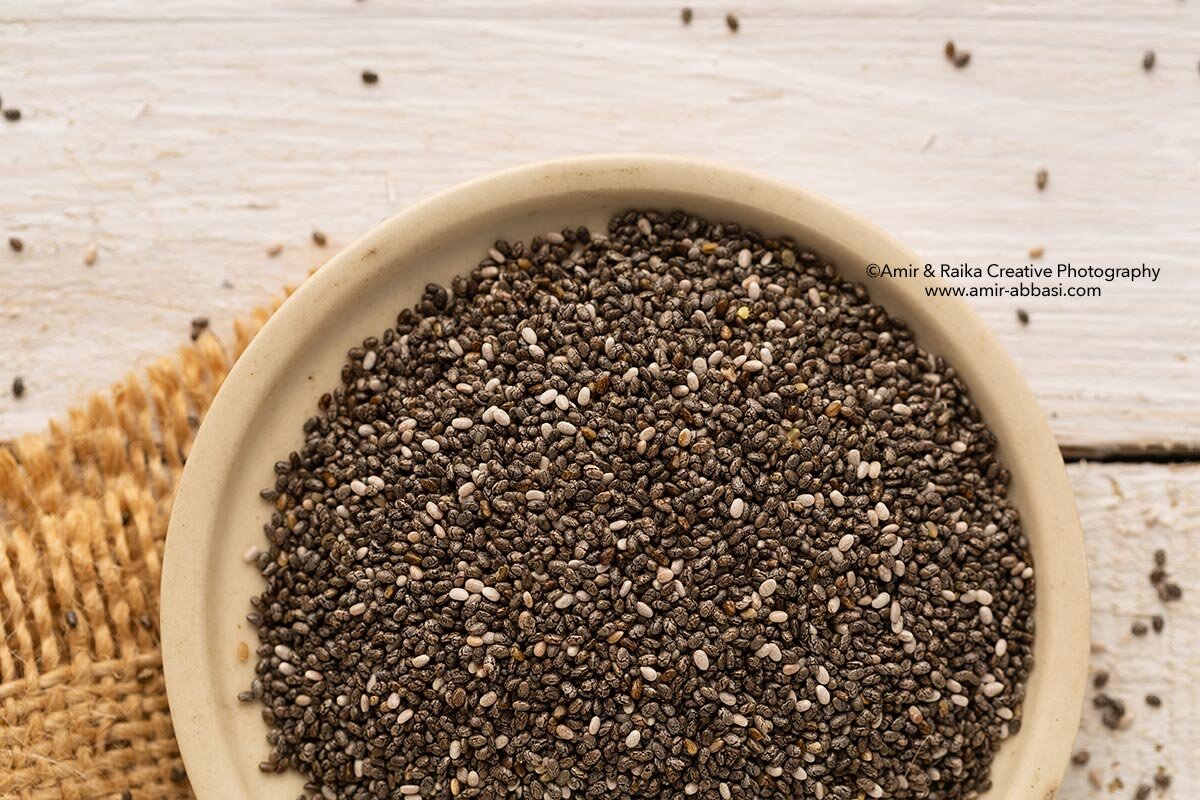 Chia Seeds - Health Food Photography by Amir & Raika