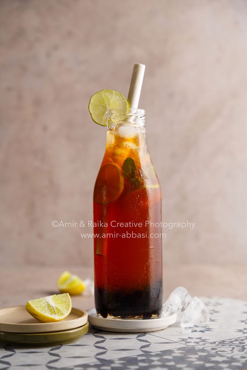 Lemon Iced Tea Food Photography in Mumbai