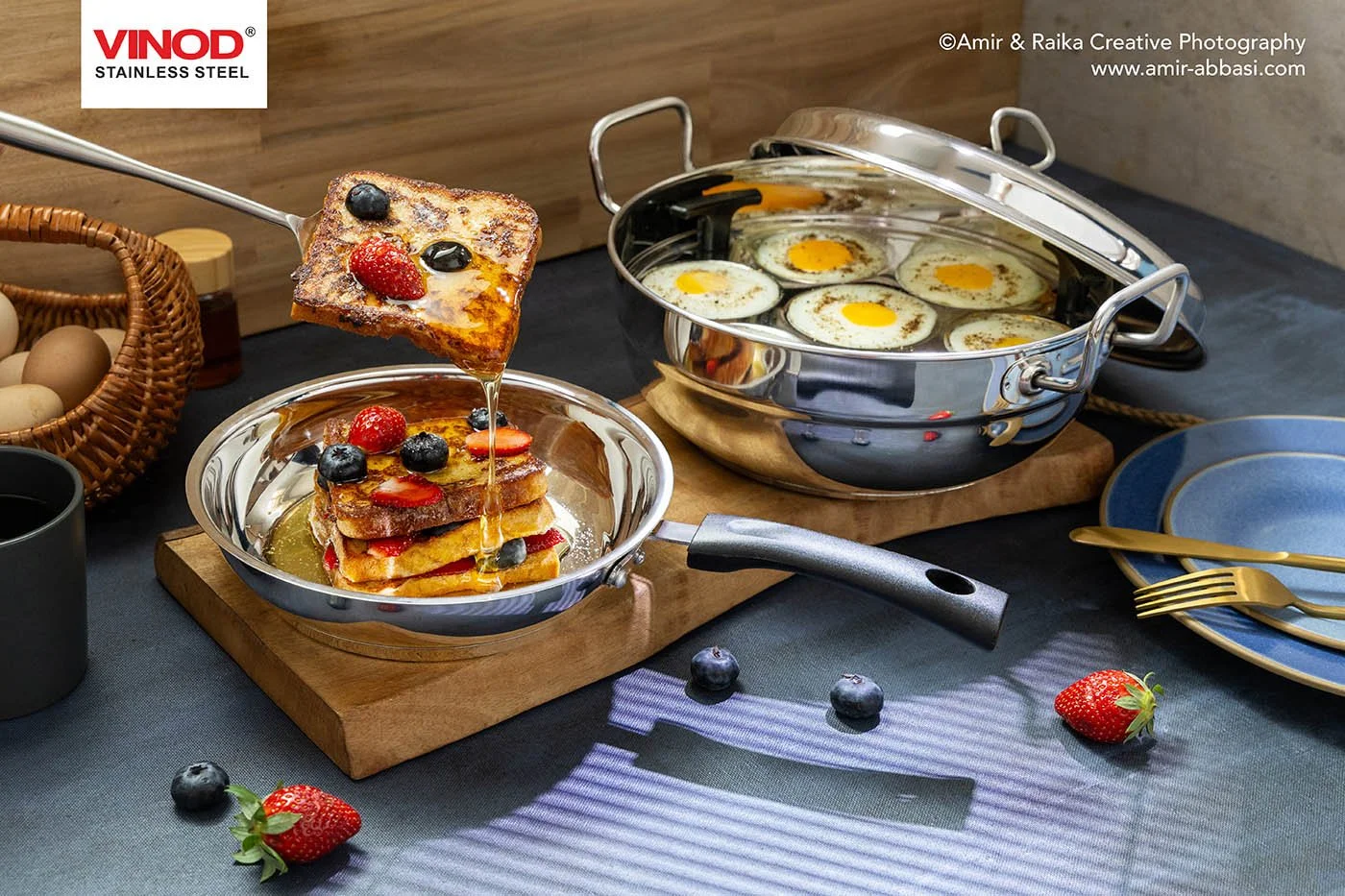 Where stainless brilliance meets timeless photography - Vinod Stainless Steel captured in its finest form.