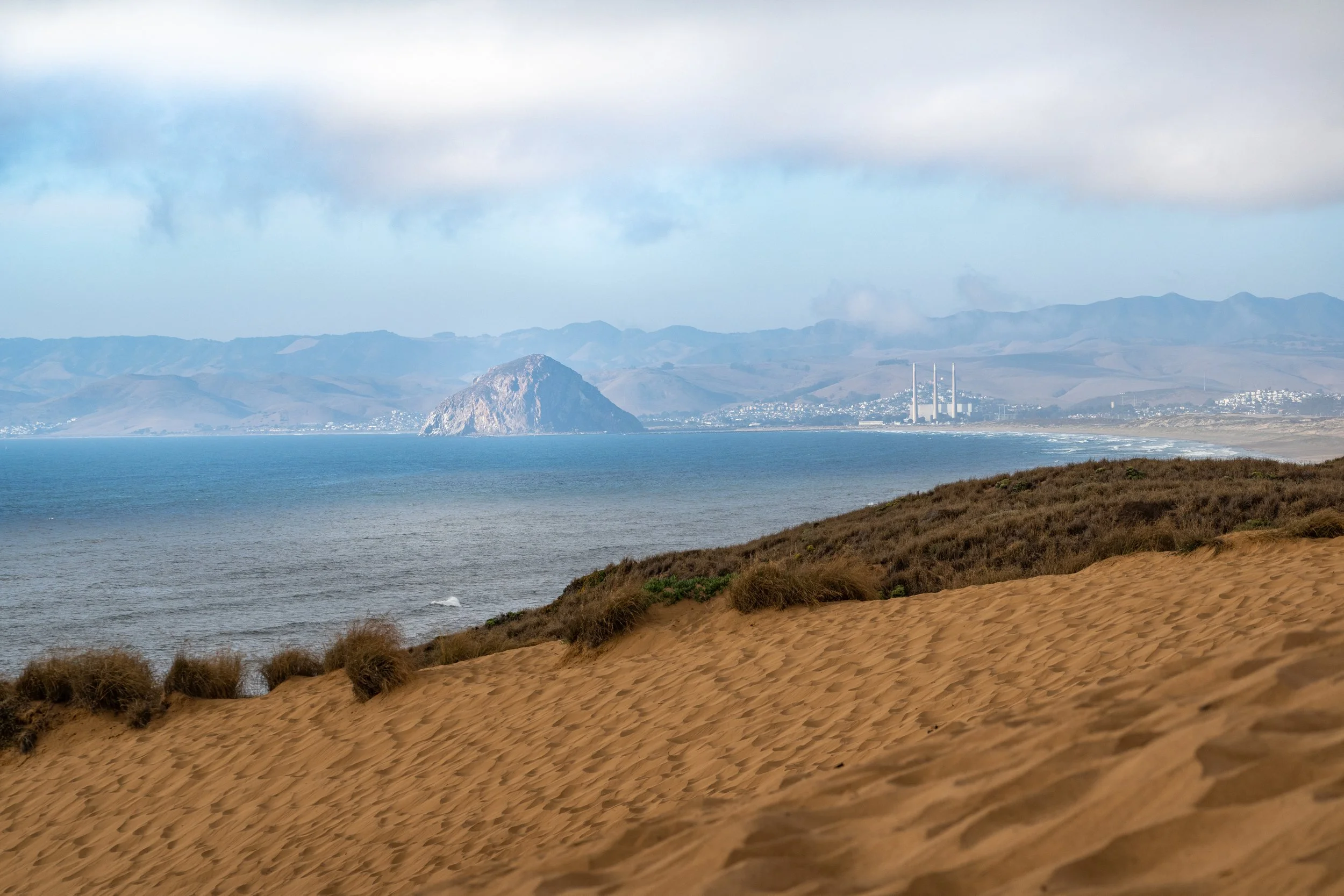 Montana De Oro view of Morro Rock Photo