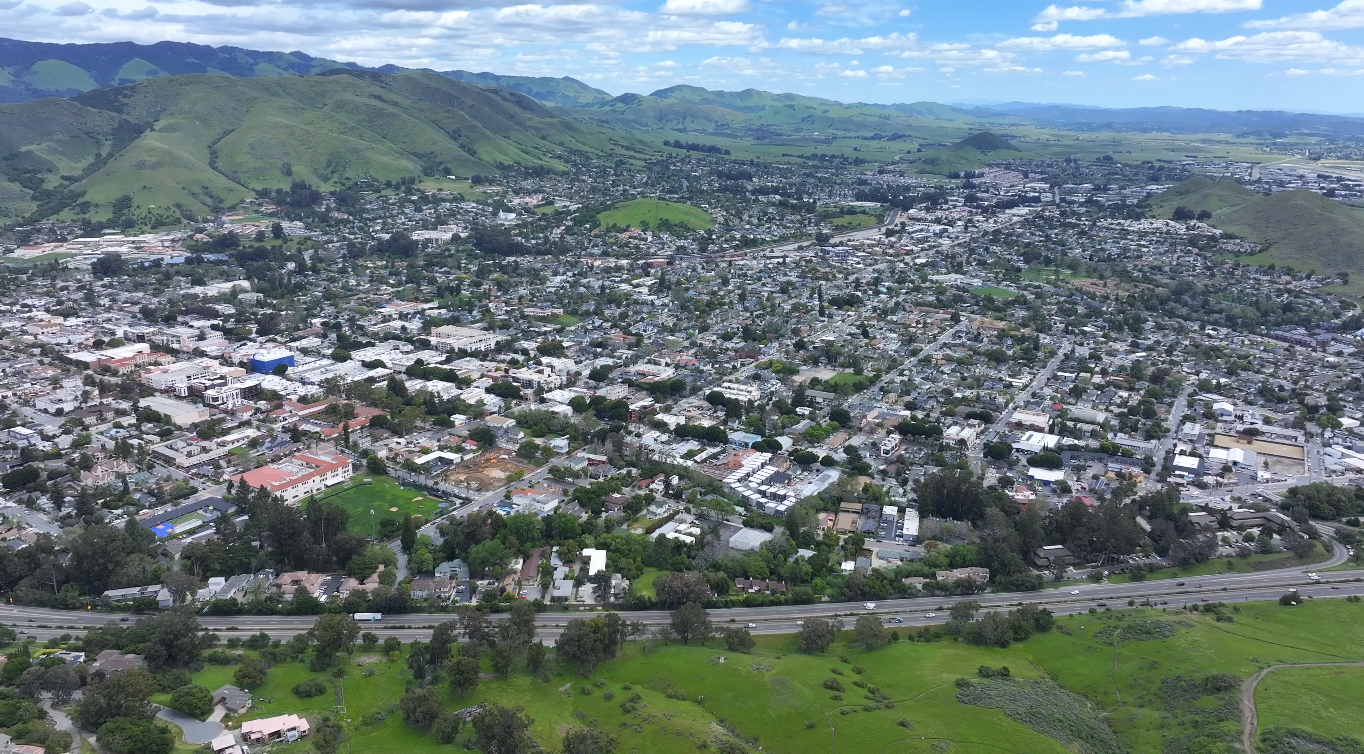Downtown San Luis Obispo Aerial