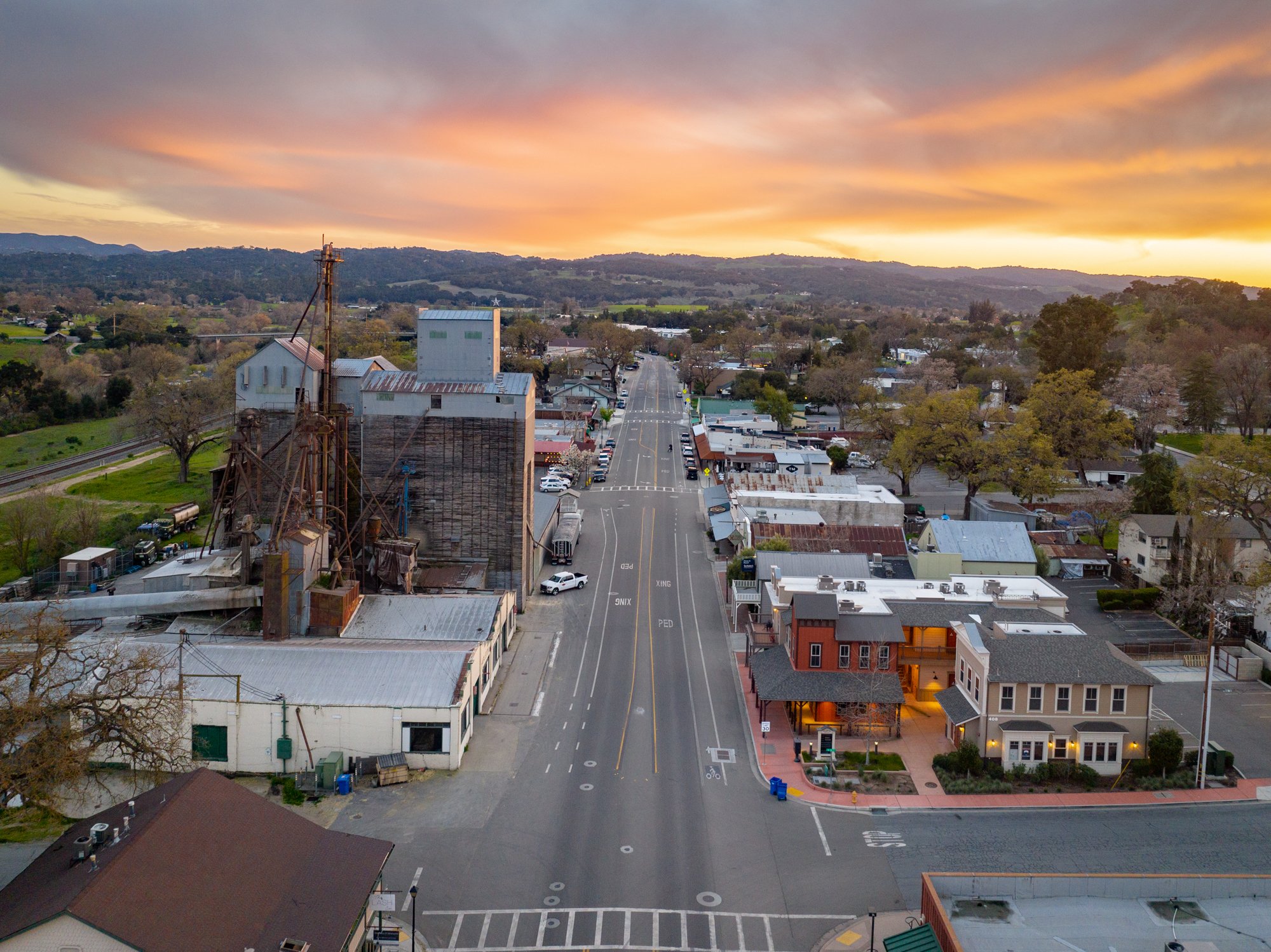 Templeton Downtown Sunset Photo