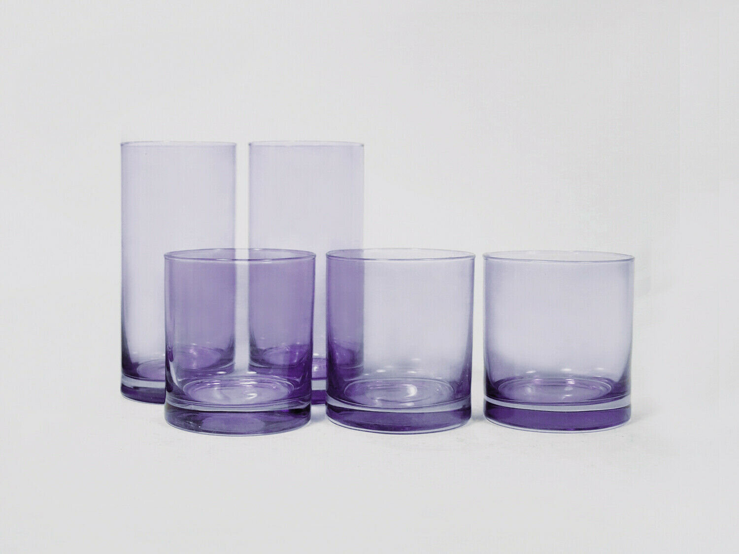 Purple whisky Glasses €8