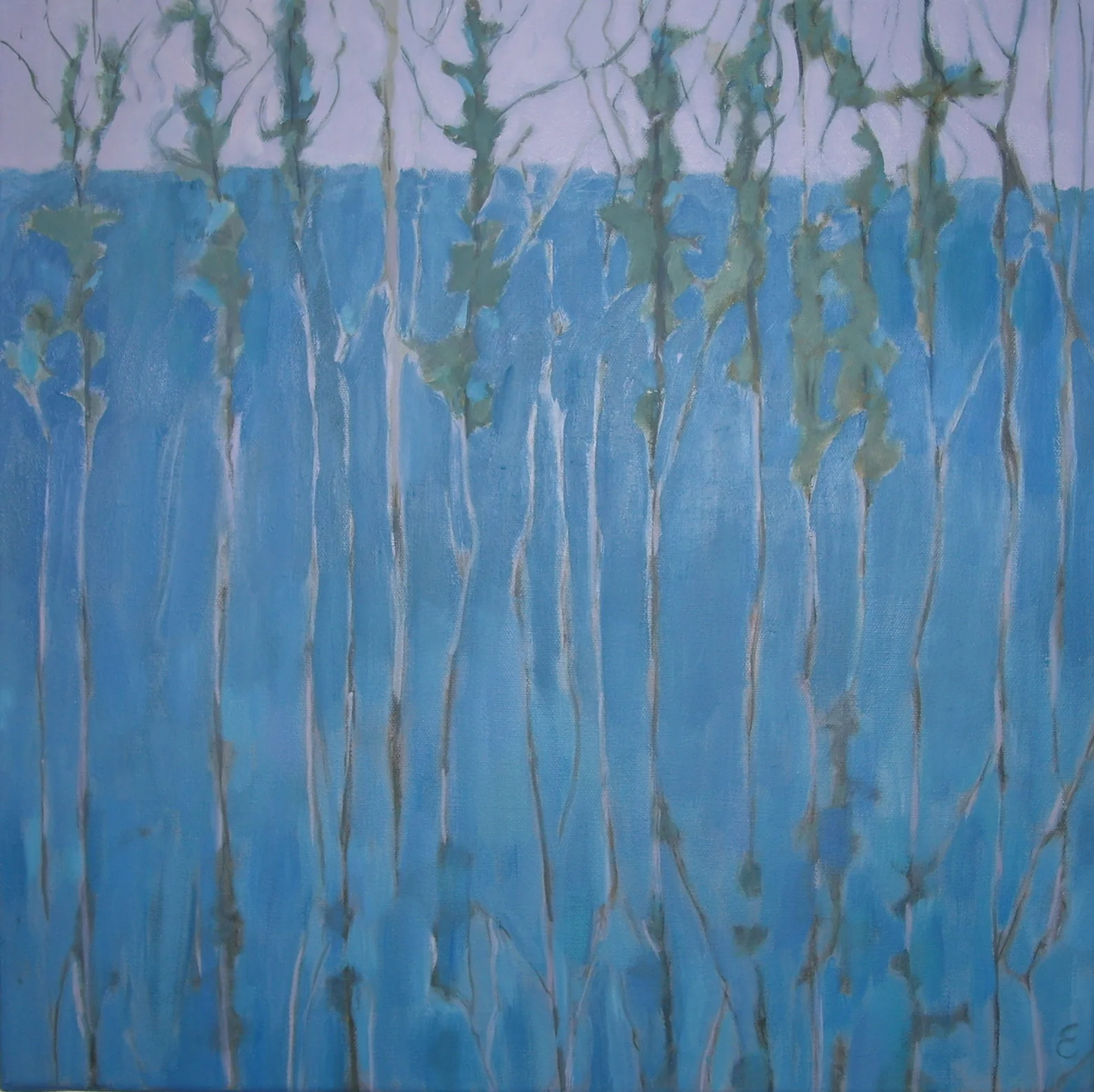 'On the edge' oil on canvas 50 x 50 cms.JPG