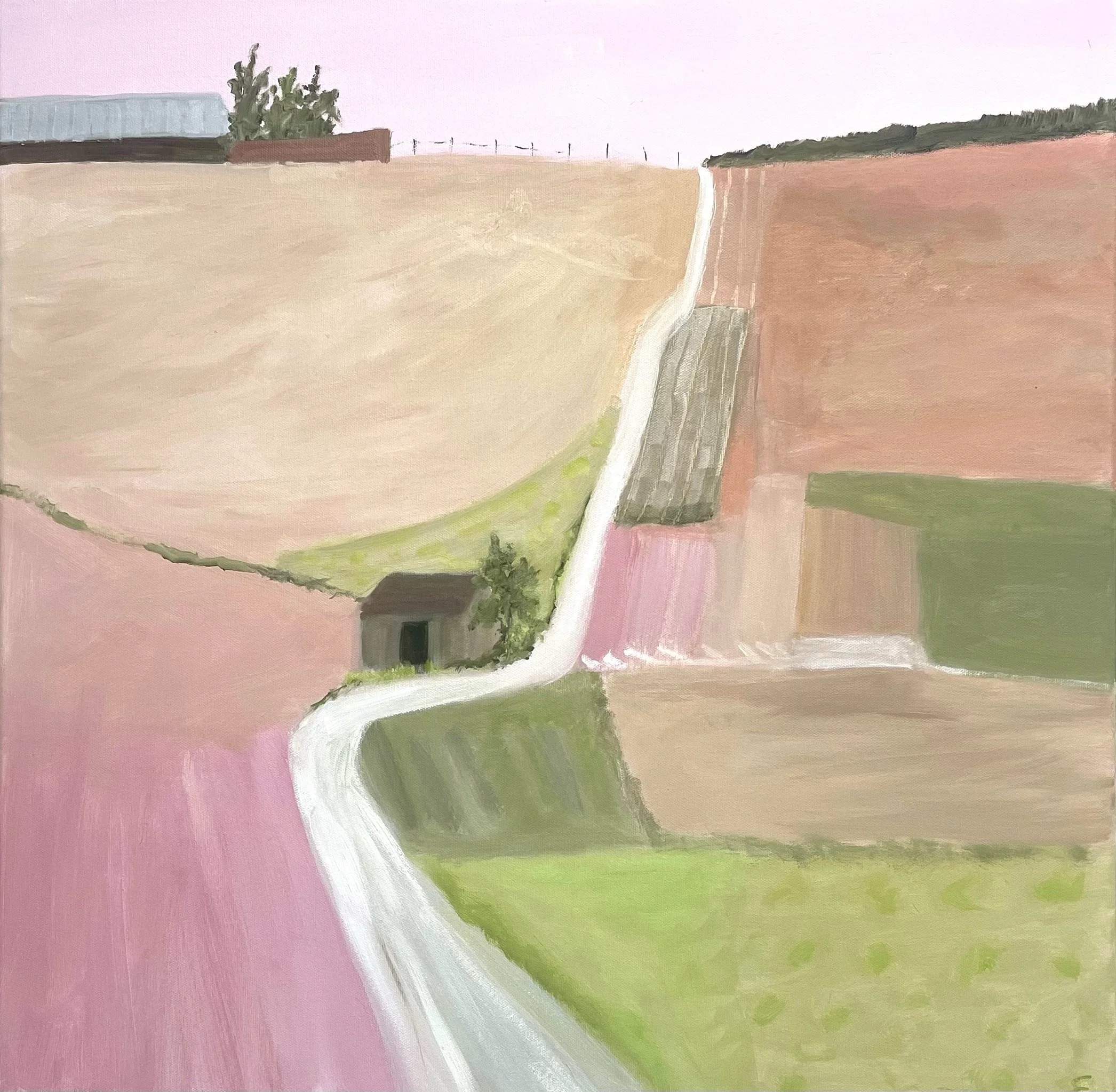 With birdsong for company