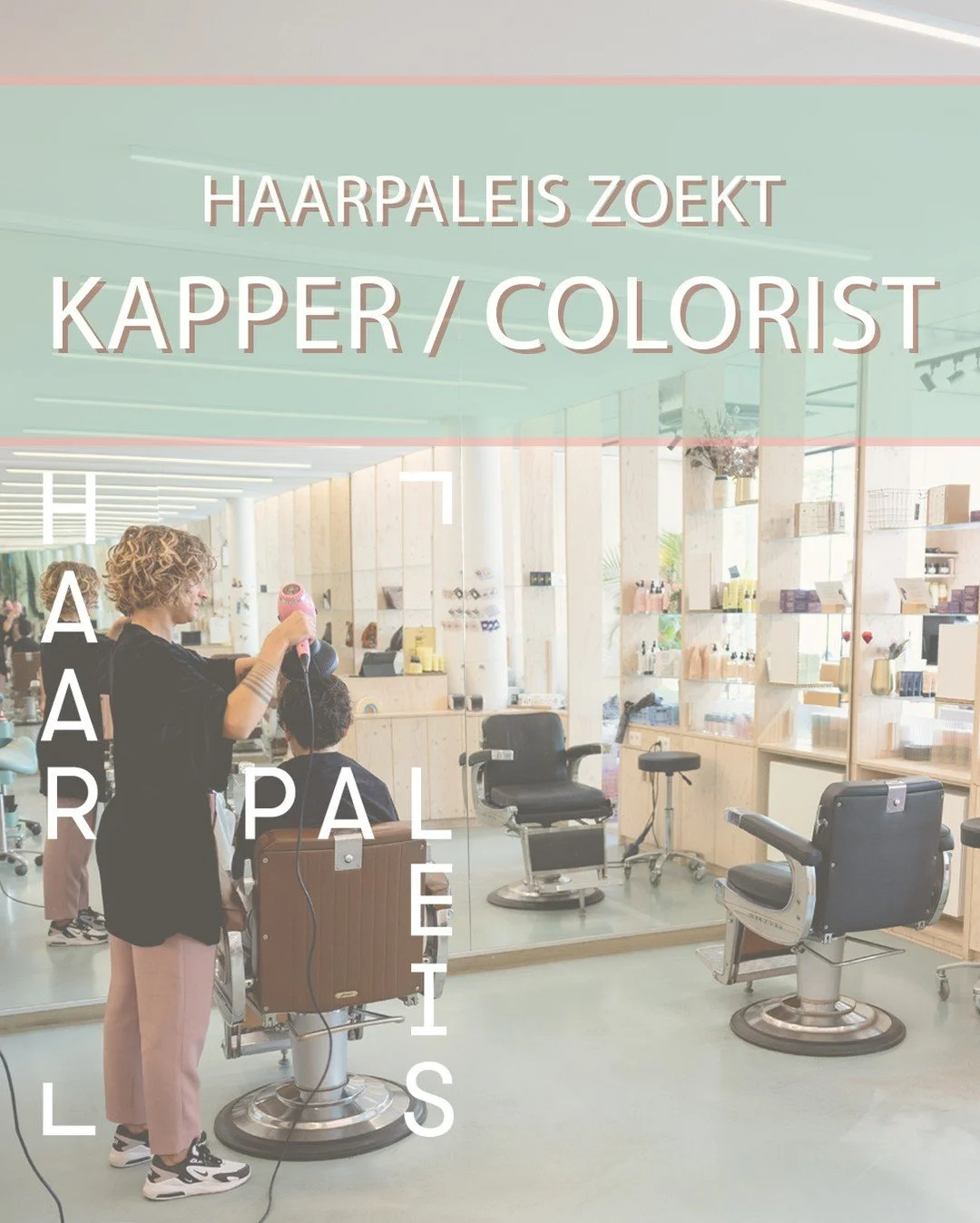 💇🏼 Haarpaleis zoekt kapper / colorist!
📍 Antwerpen Berchem: Grotesteenweg 26

✅ Kappersdiploma + minimaal 3 jaar werkervaring?
✅  Sterke kennis en passie voor kleurtechnieken?
✅  Interesse in droogsnit + Creatieve ziel met een twist?
✅  Uitstekend