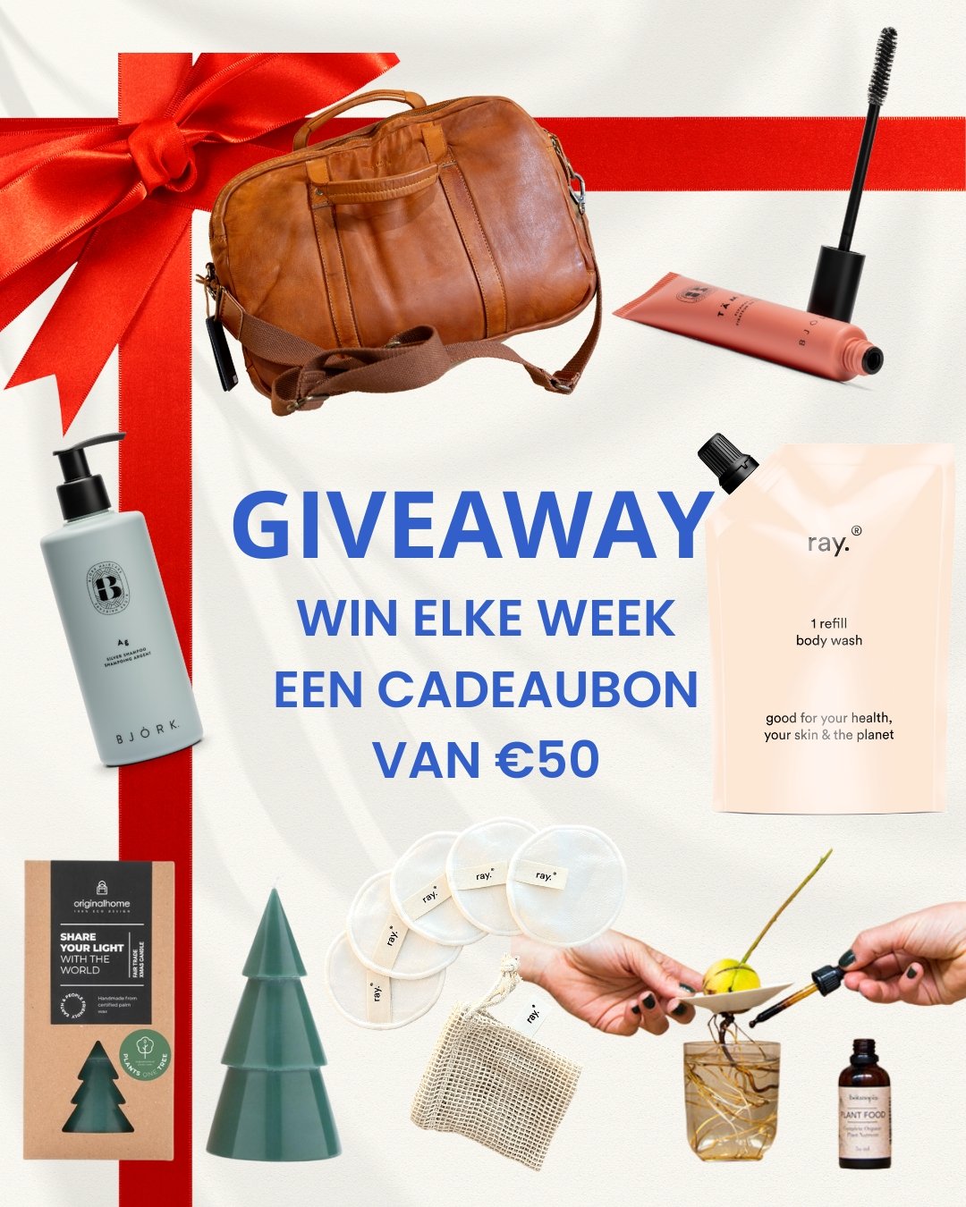 Tag &amp; win jouw The Good STUV kerstcadeau! 🎁

Wij maken het dit jaar extra feestelijk bij The Good STUV! 🎄
Tot en met 24/12 geven we elke week een cadeaubon van &euro;50 weg!! Ideaal om jouw kerstlijstje af te vinken met originele, duurzame en l