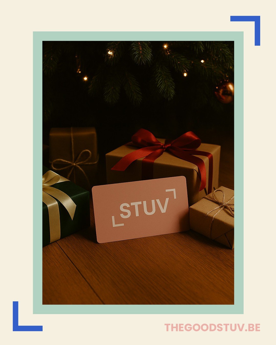 Binnen 2 dagen is het zover: kerstavond! ✨

Heb jij nog geen cadeau? Geen paniek, wij hebben d&eacute; oplossing. Een cadeaubon van THE GOOD STUV. Makkelijk online aan te kopen &eacute;n een jaar geldig.

🎄 Met een cadeaubon van THE GOOD STUV geef j