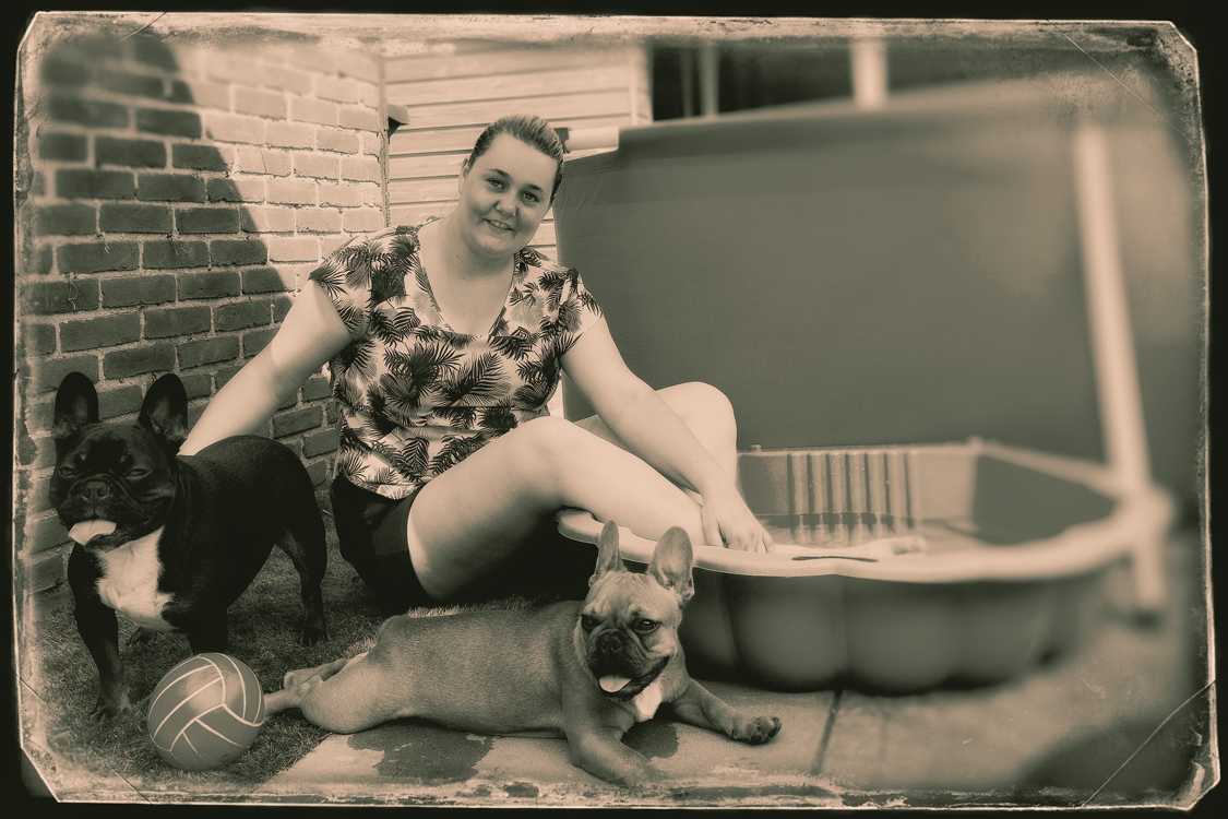 Jamie, Hunter en Lilly, June 2019