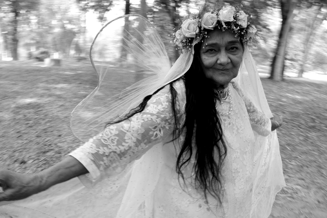  Indri as fairy under the big banyan tree. Howrah. West Bengal 