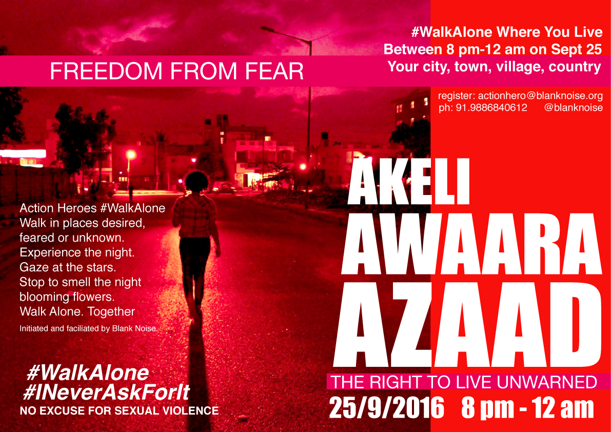 Akeli Awaara Azaad means to be Alone, Unattached and Free.