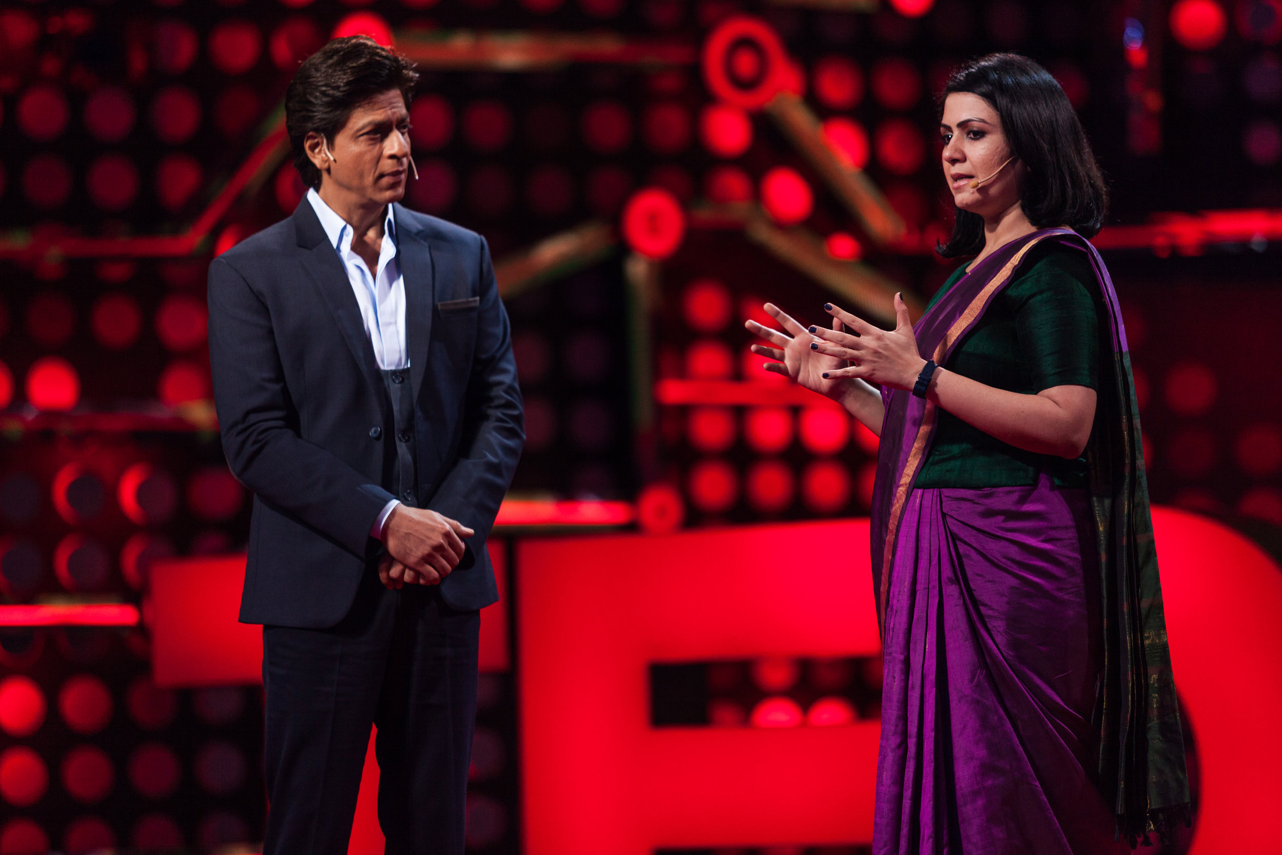   TED Talks  India  Nayi Soch , hosted by Shahrukh Khan premiered on  Star Plus , in December 2017. 