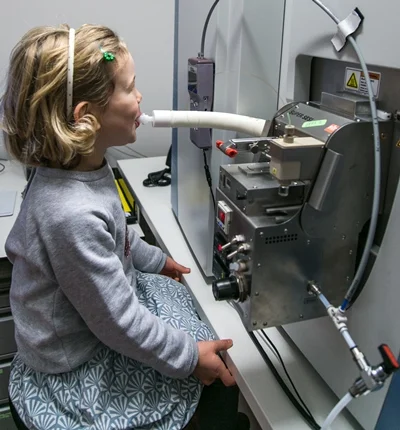 Breath test at Sinues’ lab performed with SUPER SESI-MS