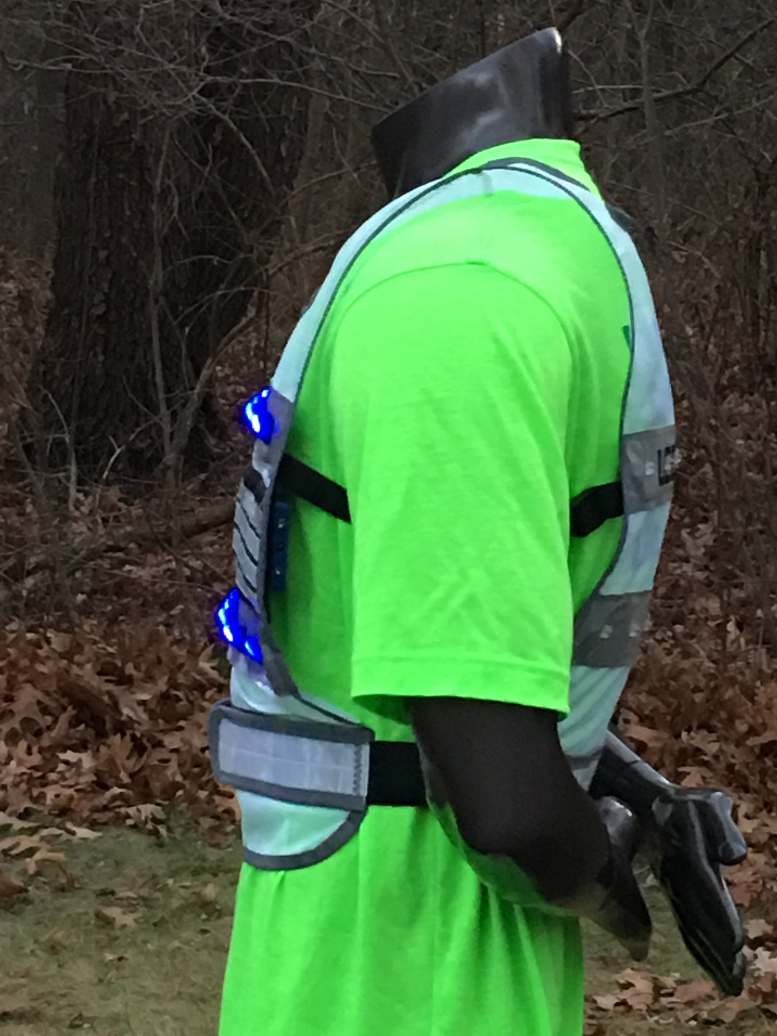 Running Vests: LED Reflective Running Vests — LED Light Vest