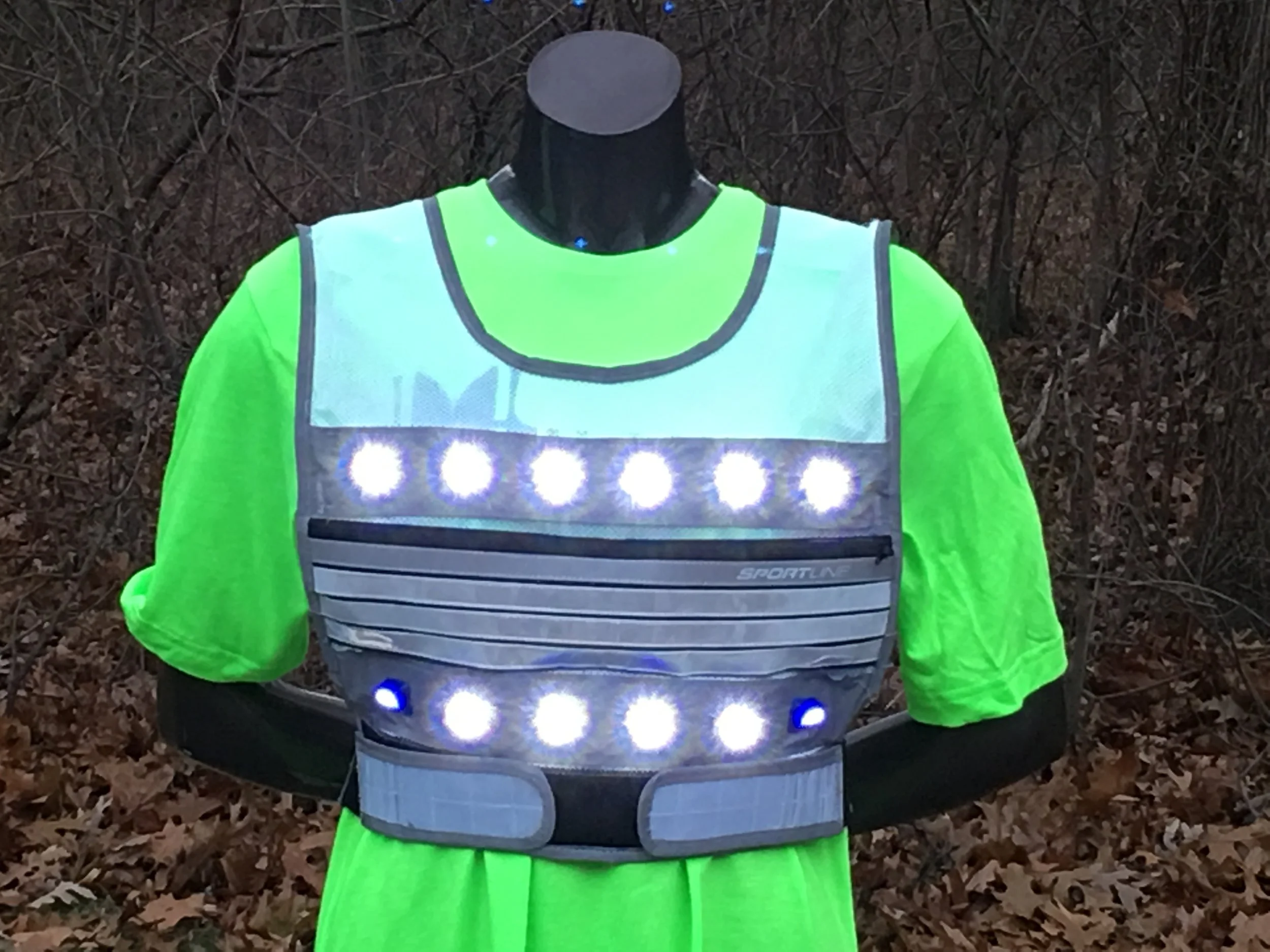 Running Vest w/ Lights Small — LED Light Vest