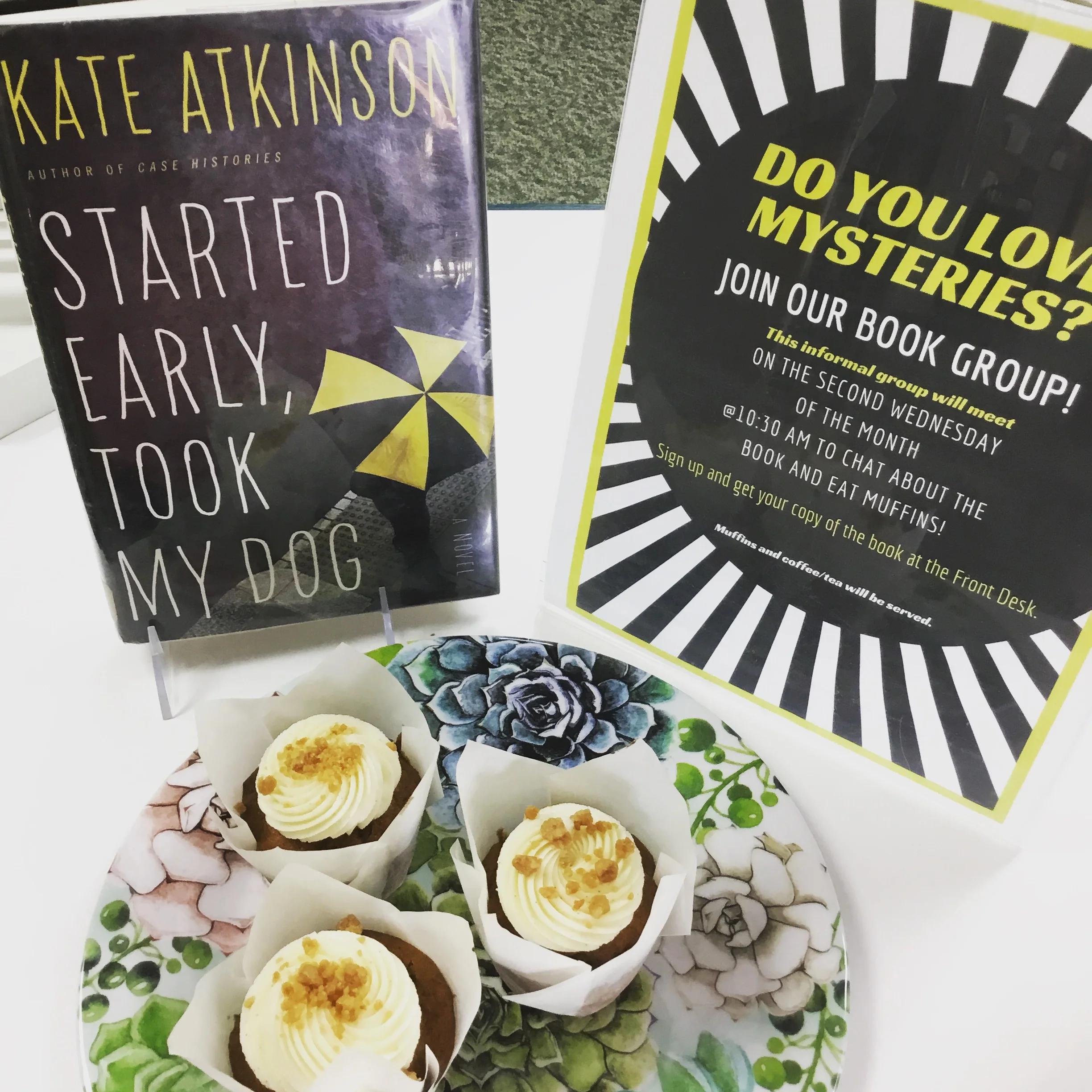 Mysteries and Muffins!   Join Our New Monthly Book Group