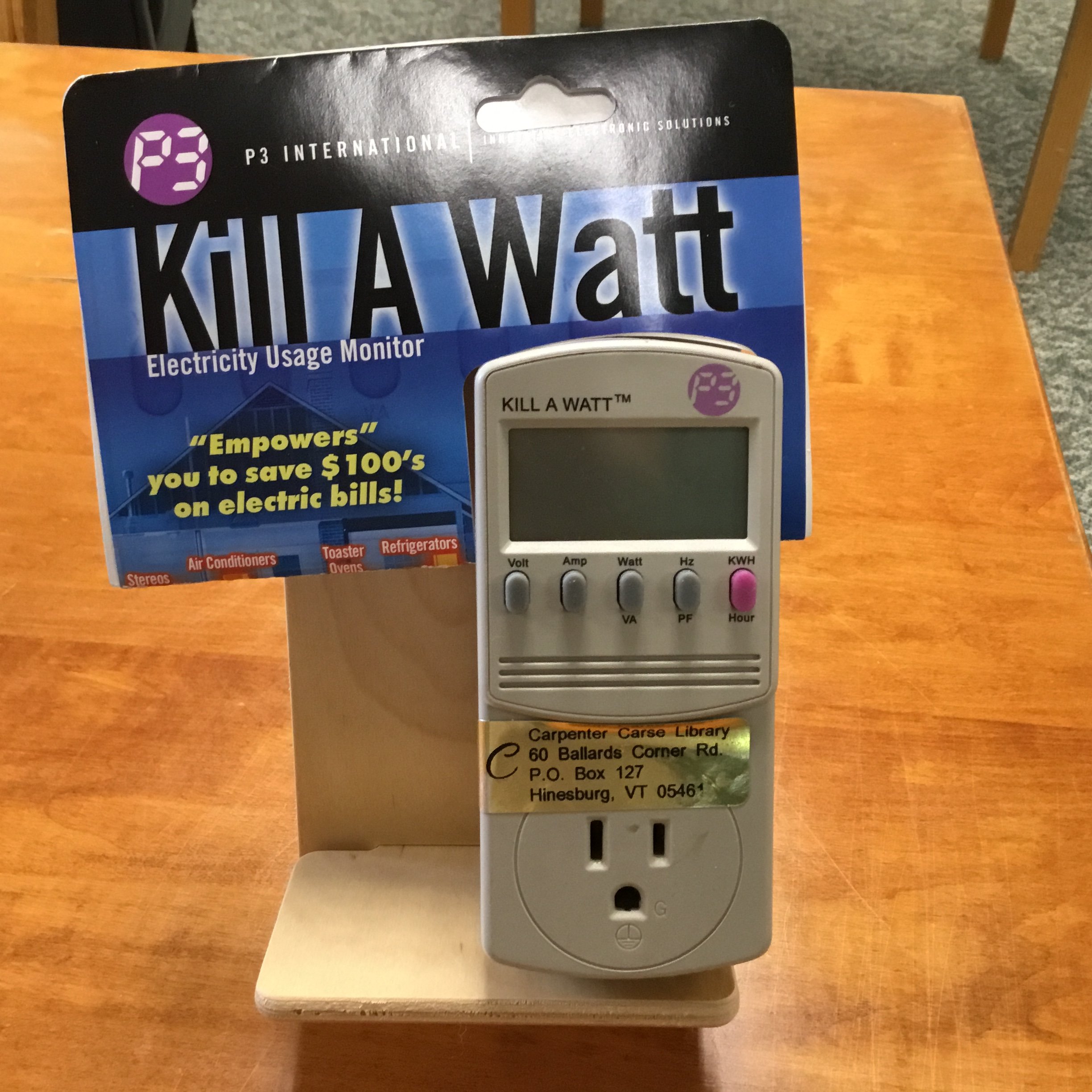 Kill A Watt Monitor