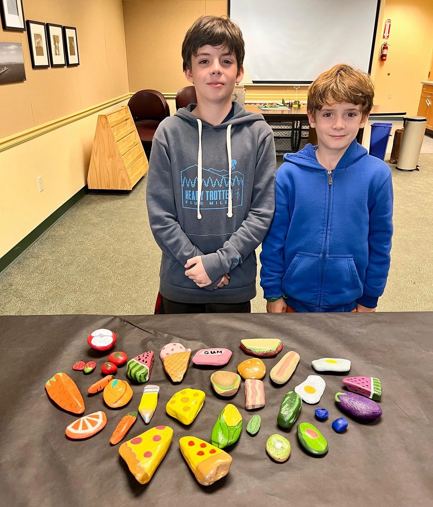 We&rsquo;d like to give a special shout out to the Gibbons boys who have contributed a lot of time and talent lately to CCL. Mike, Liam, and their mom Jackie spent several hours helping to paint rocks as play food for our new Children&rsquo;s Reading