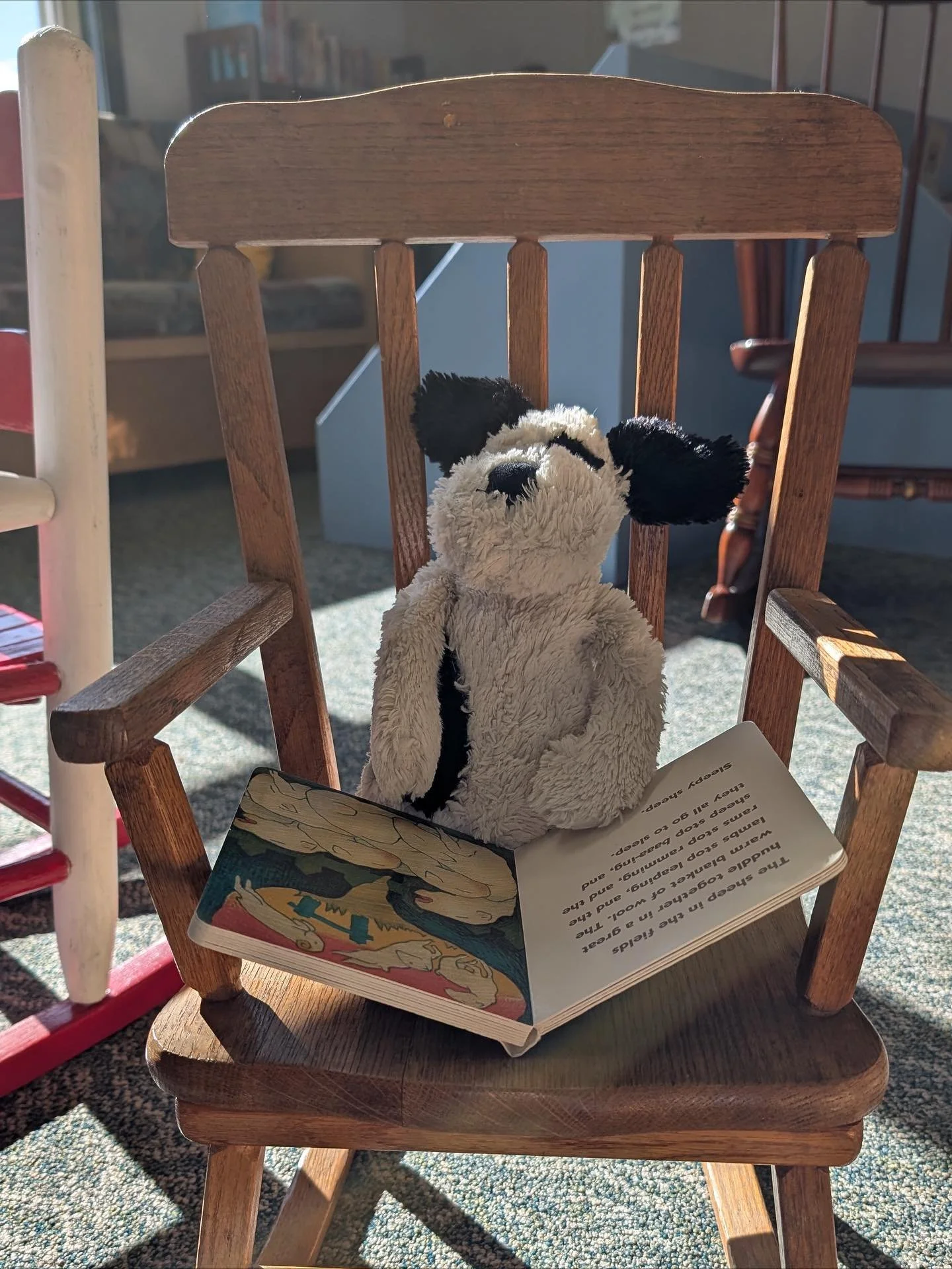 On Tuesday a stuffy was left behind at Storytime. He&rsquo;s been having a great time at the library but is feeling ready to return home! If you know who he belongs to, please spread the word!
