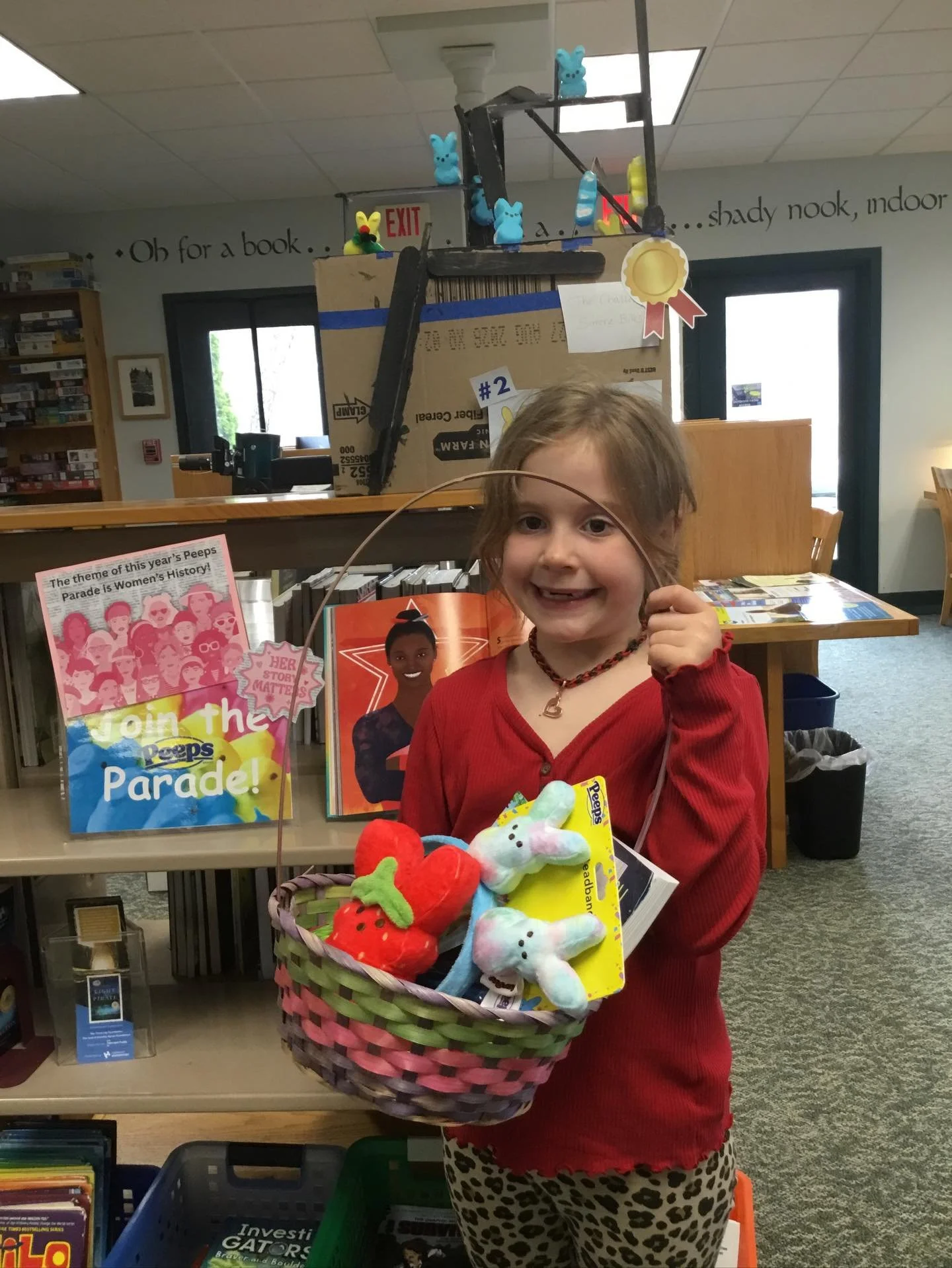 Congratulations to this year&rsquo;s Peeps Parade Winner! Addy impressed everybody with her brilliant Simone Biles float, winning the most votes. Thank you to all our participants - you all made such creative floats, and everyone loved getting to see