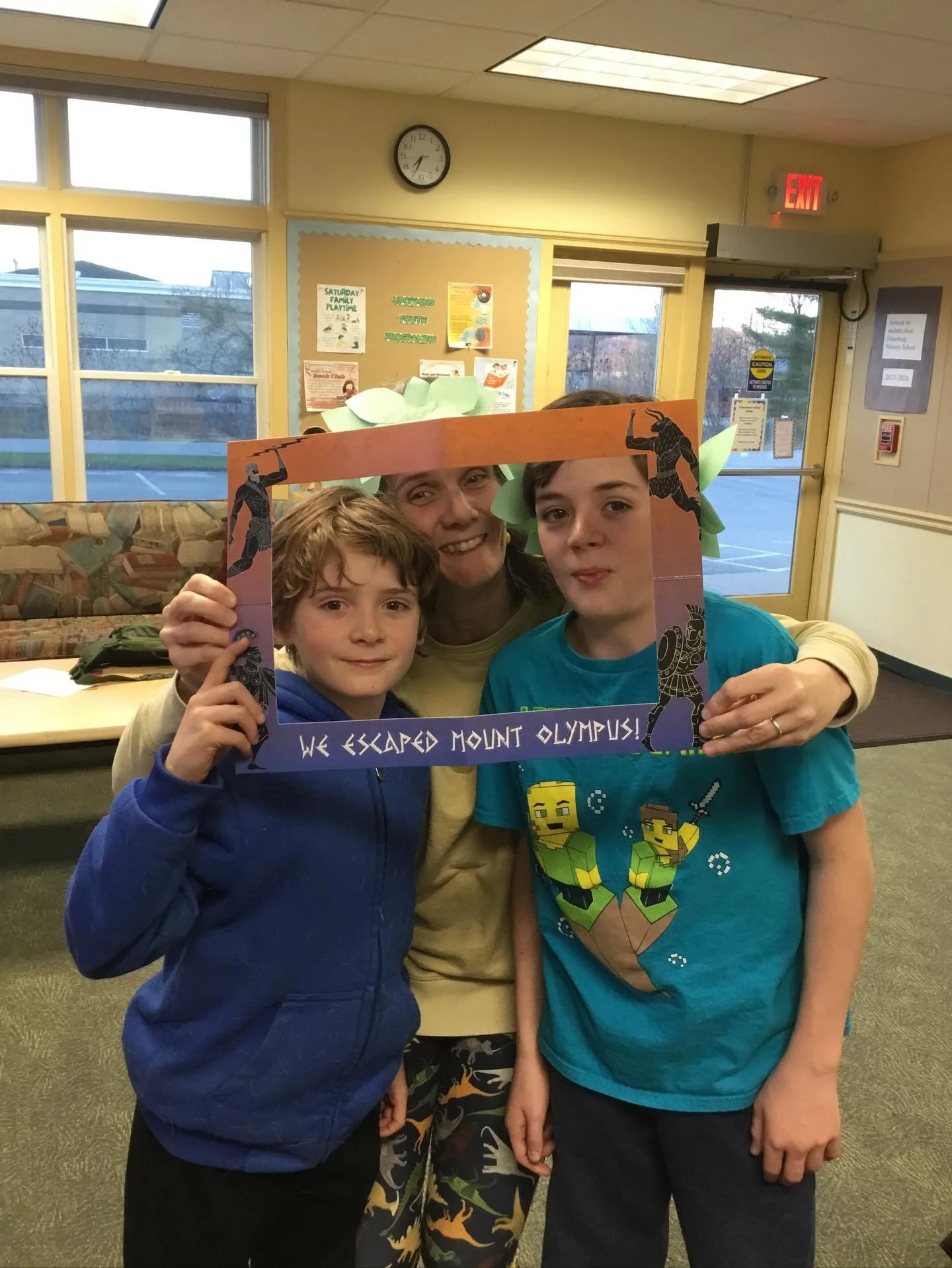 Congratulations to everyone who successfully escaped from Mount Olympus! Our first ever escape room was a ton of fun! -Alex and Lucia