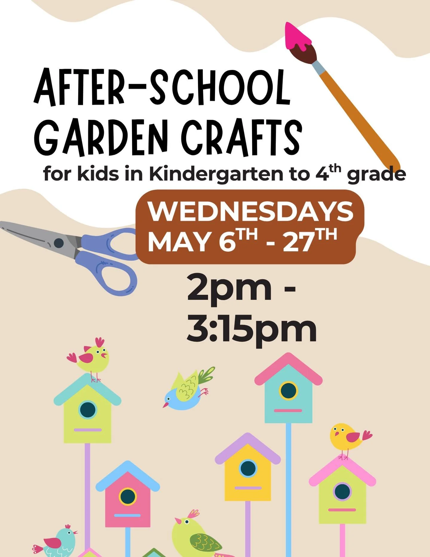 There are still some open spots in this four week after school program on Wednesdays! Contact jen@carpentercarse.org if you&rsquo;re interested in signing up for any of these sessions.