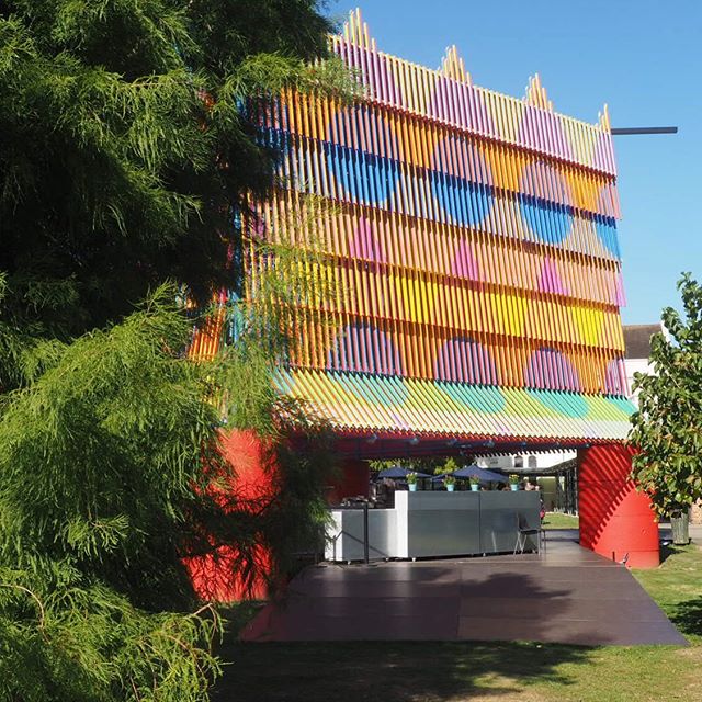 The Colour Palace 🌈 built and designed by @pricegore and @yinka_ilori brought so much happiness and colour to the gallery&rsquo;s outdoor space that it is heartbreaking to see it leaving after the weekend.... Such a great public space initiative! ⭐️