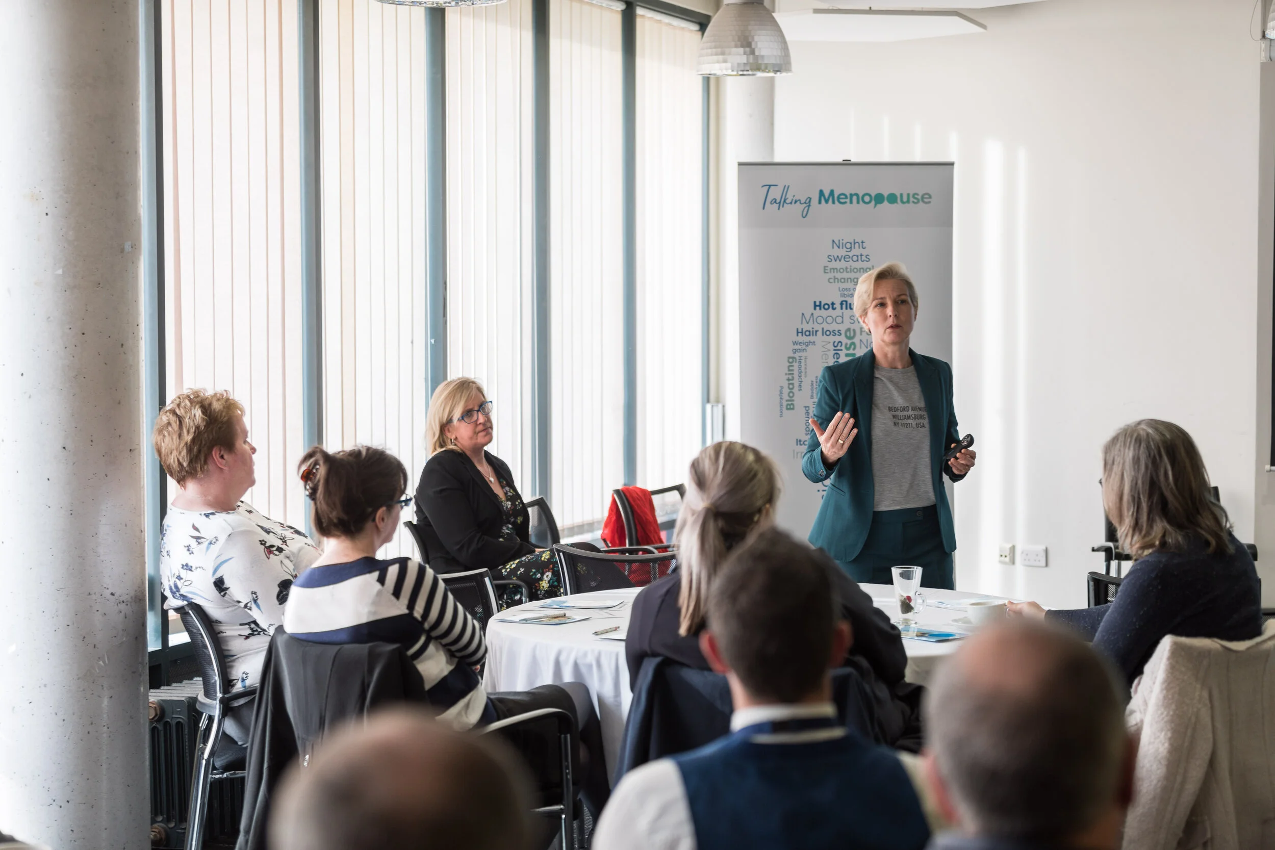 Our training workshops can be delivered in a variety of ways including comprehensive full day events, sessions targeted to specific staff groups, team coaching and one to one. Each mode of delivery incorporates awareness sessions that work to create a culture of openness around the menopause, and help to increase staff satisfaction and retention . FIND OUT MORE…