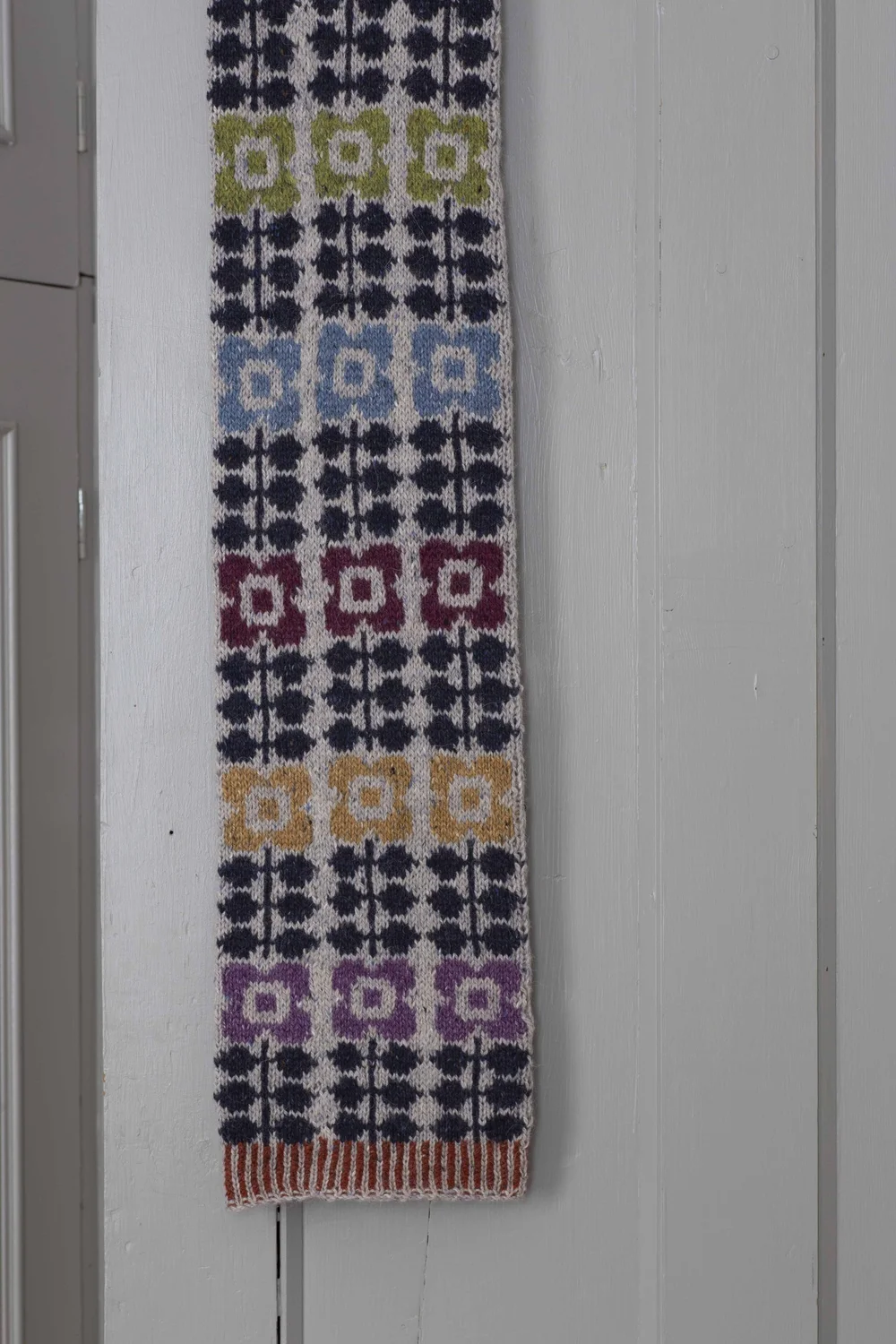 flower pattern scarf