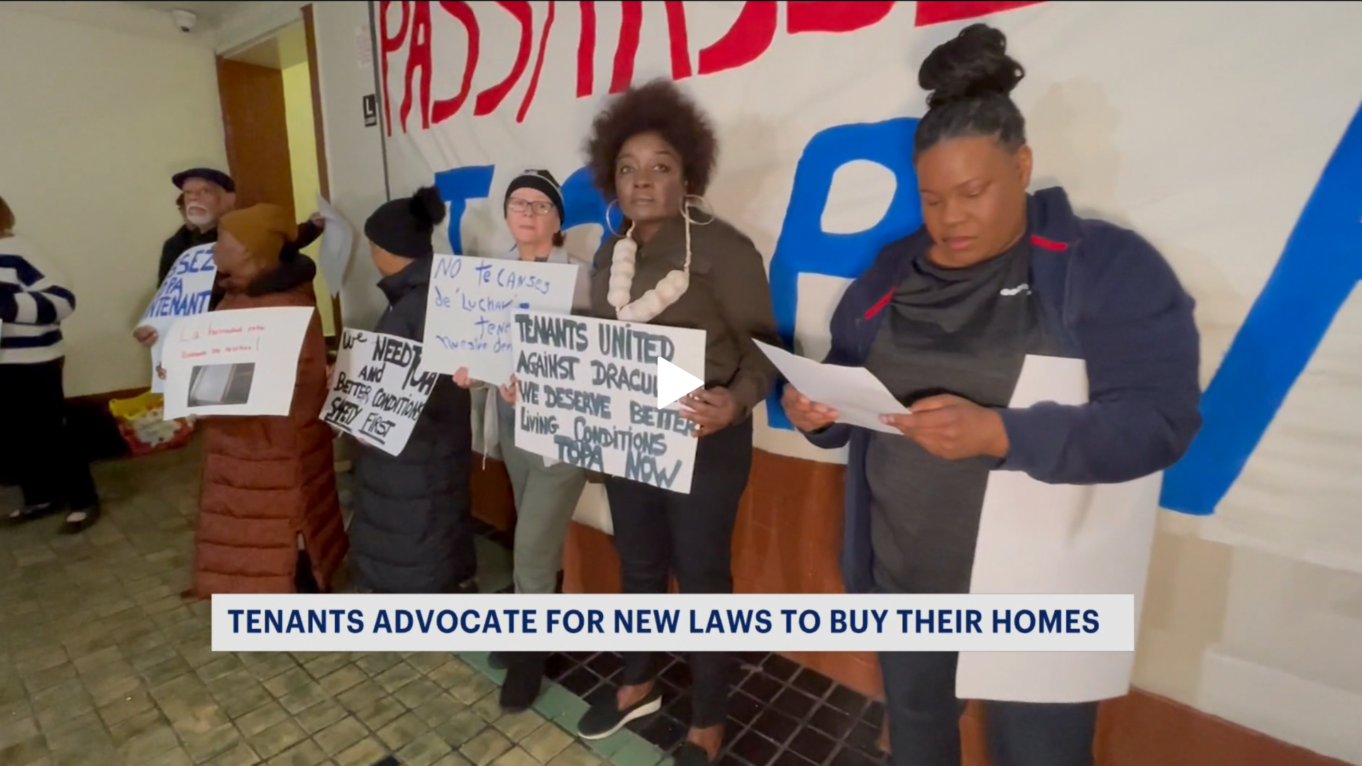 Bronx tenants and state legislators demand a pathway to collectively own their buildings through the Tenant Opportunity to Purchase Act.