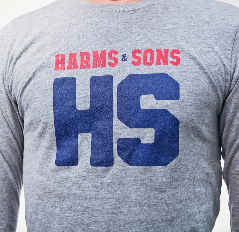 Long Sleeve Jersey - grey/red/blue