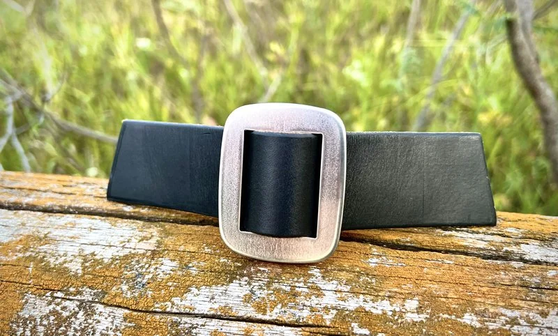 HIDESMAN Belt - Coal/Stainless Steel