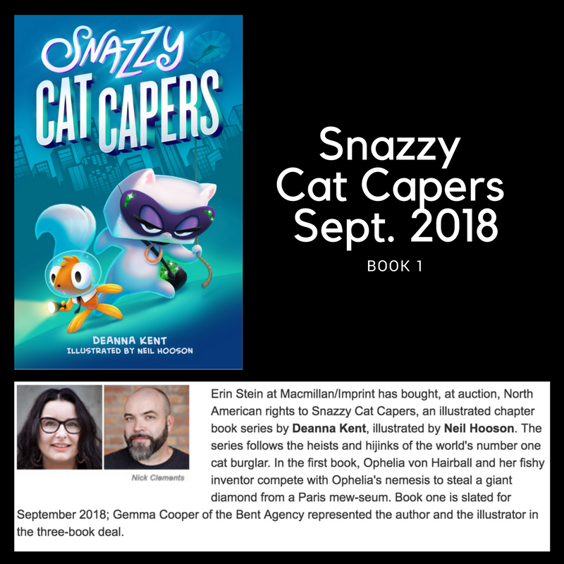 SNAZZY CAT CAPERS BOOK DEAL ANNOUNCEMENT!