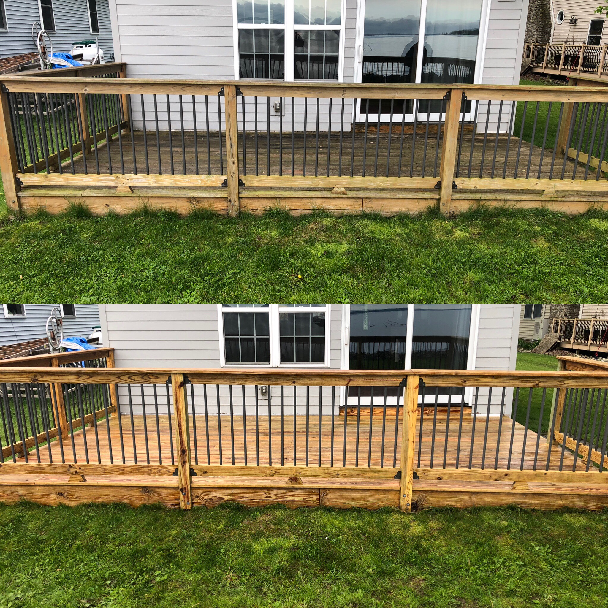 Let your wood glow. Why resort to a solid stain when you can restore your wood so you can use whatever stain finish you like.