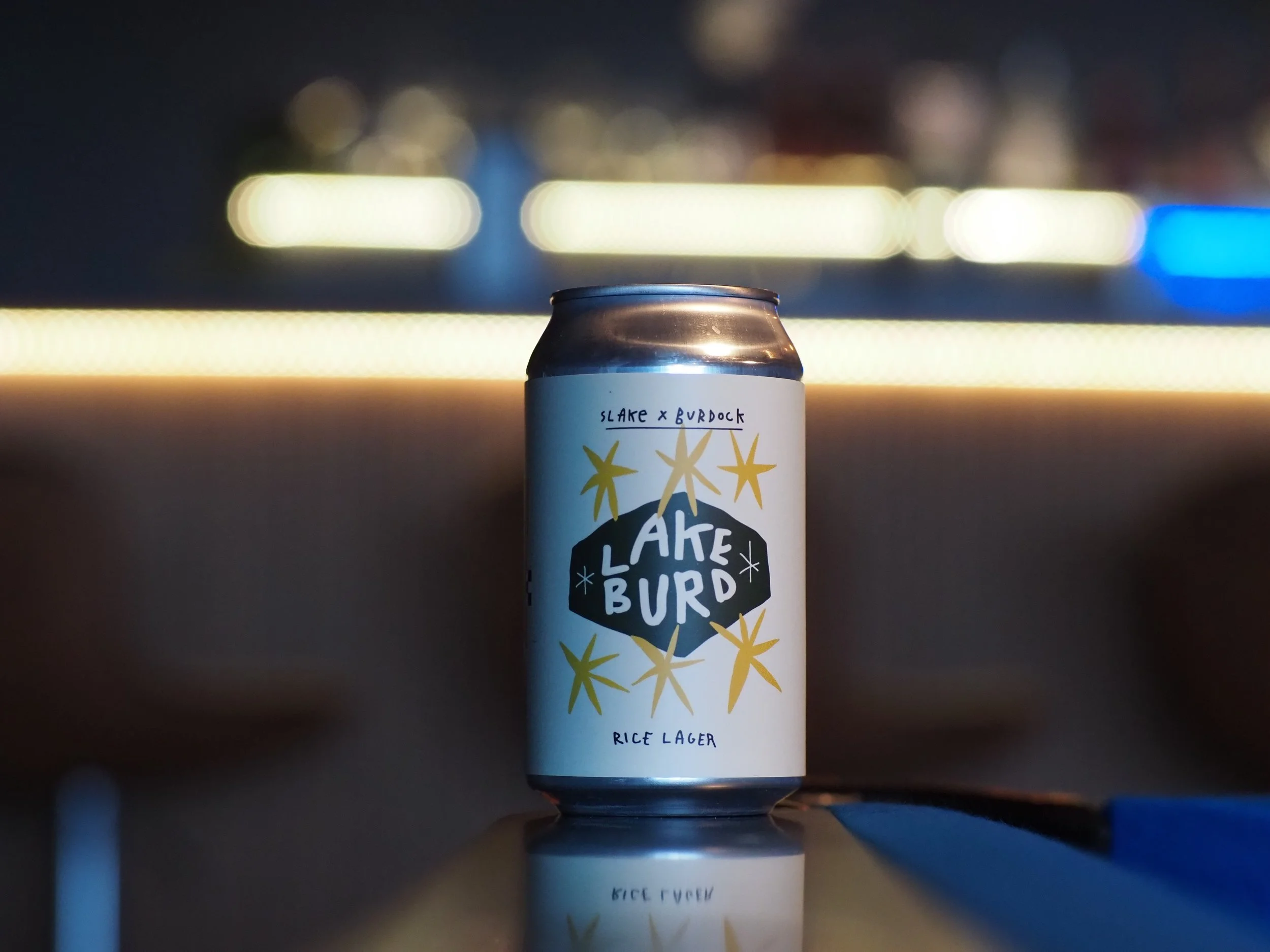 Day 11) Lake Burd Rice Lager- Slake X Burdock