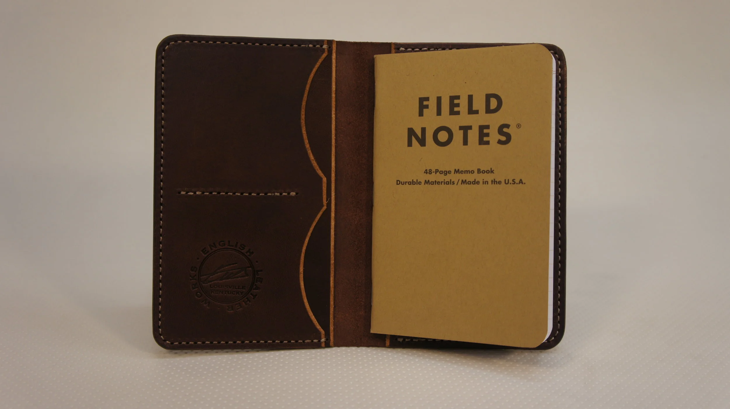 Fulton Field Notes Sleeve - Walnut Bridle