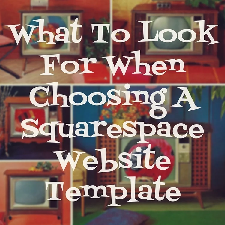 Choosing a Squarespace Template for a Portfolio Website