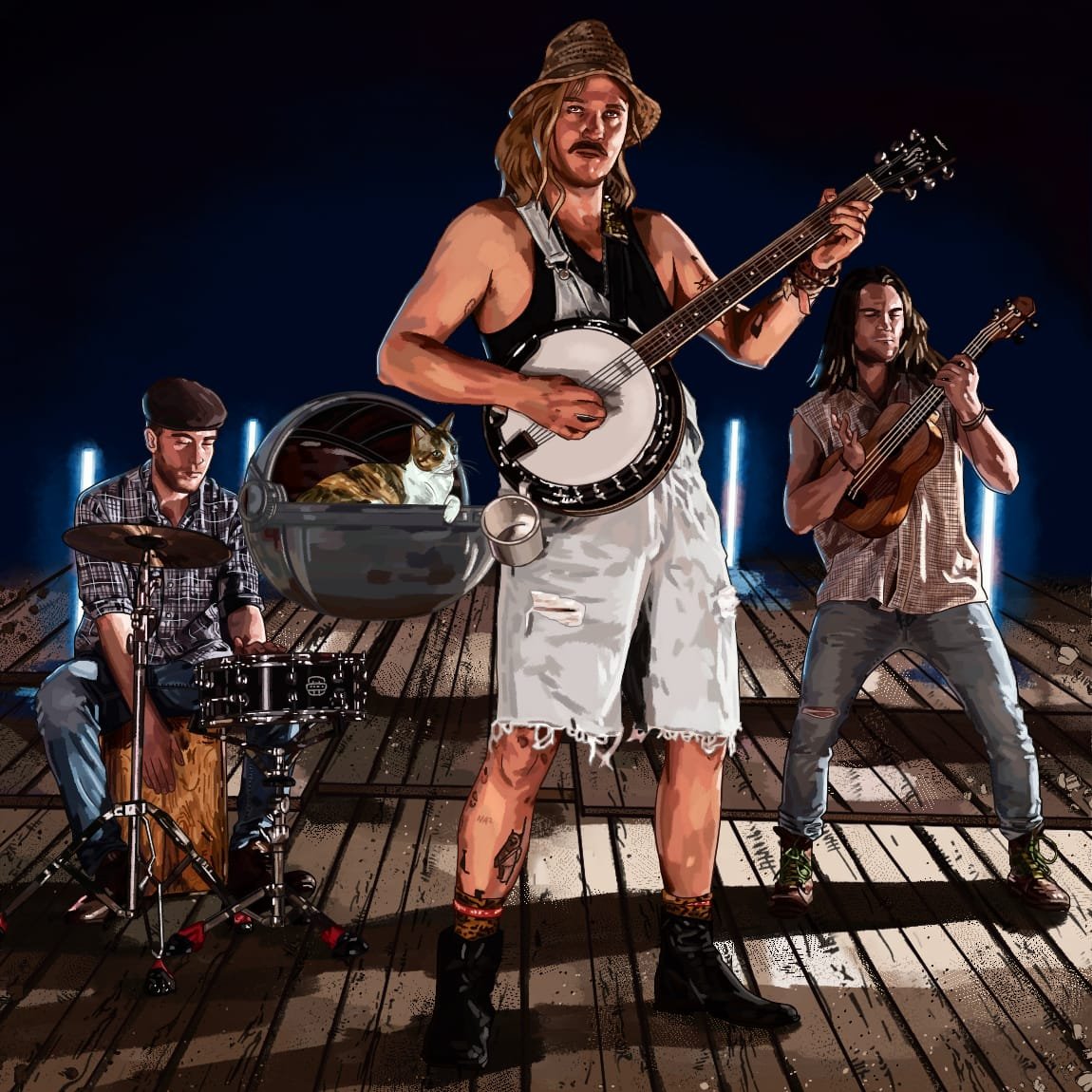 The Trouble Notes drop new video 'The Banjolorian' combining trad folk instruments & hiphop grooves