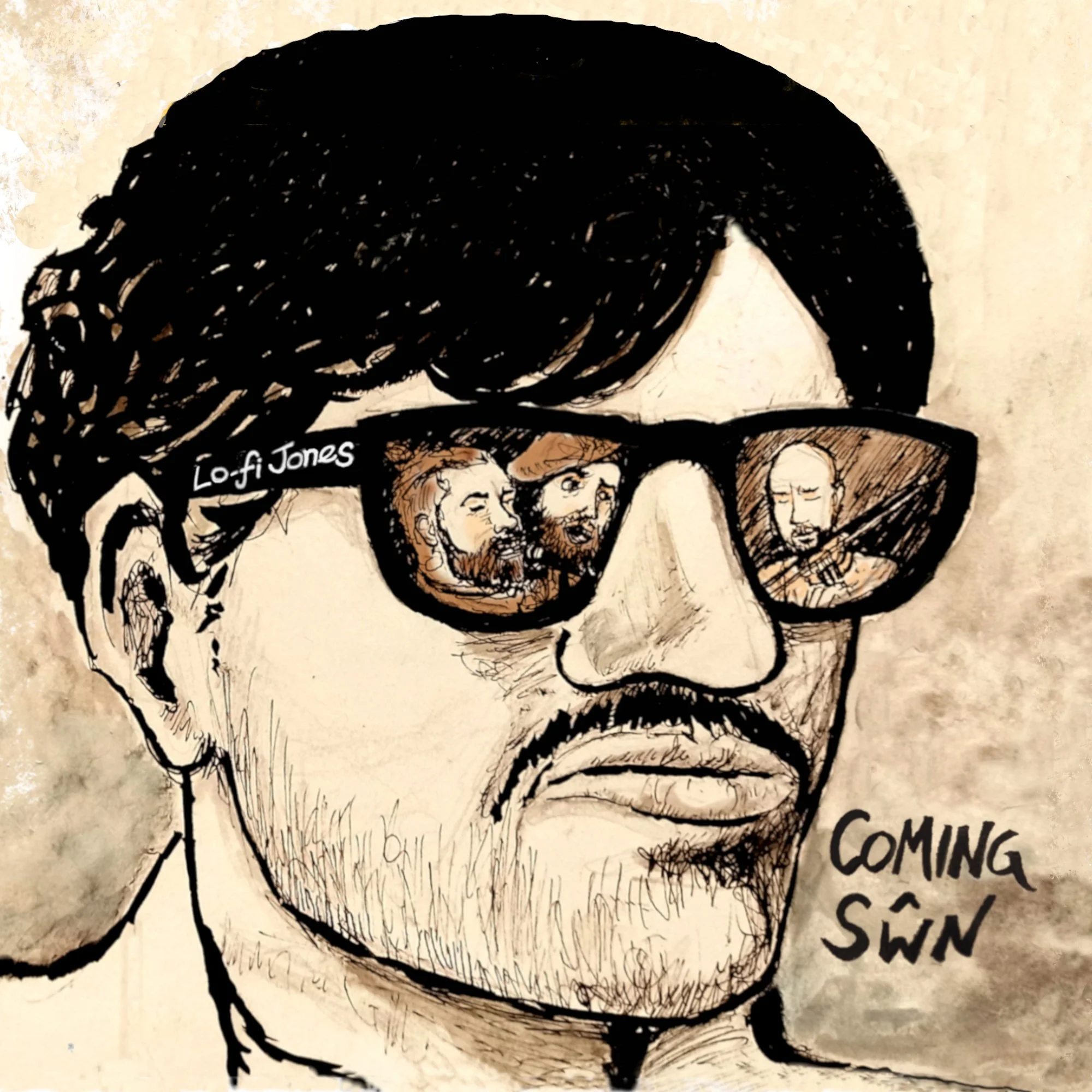 Proudly presenting the debut album "Coming Swn" by Welsh band Lo-fi Jones