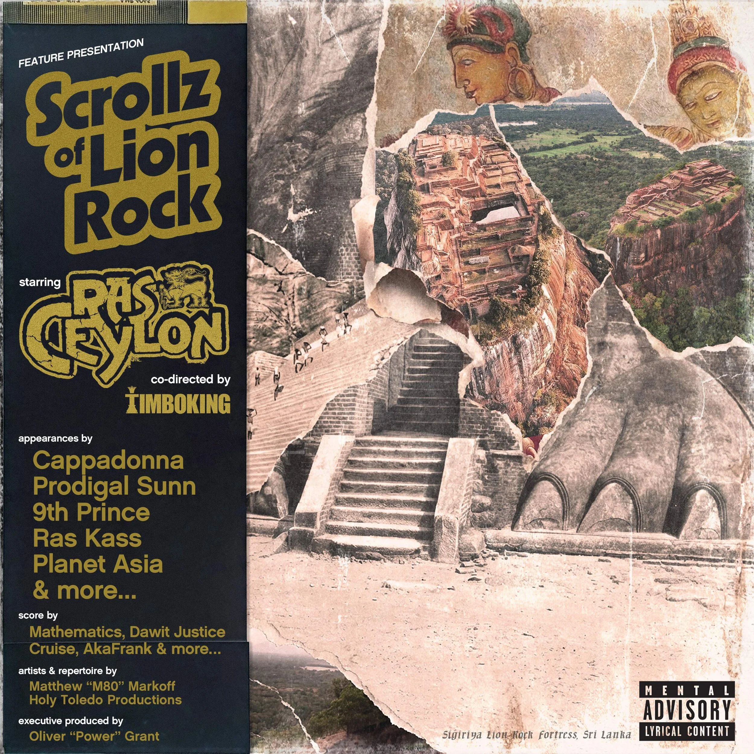 Ras Ceylon x Cappadonna x TIMBO KING - "Word Iz Bond" the final scroll is unveiled with studio album Scrollz of Lion Rock
