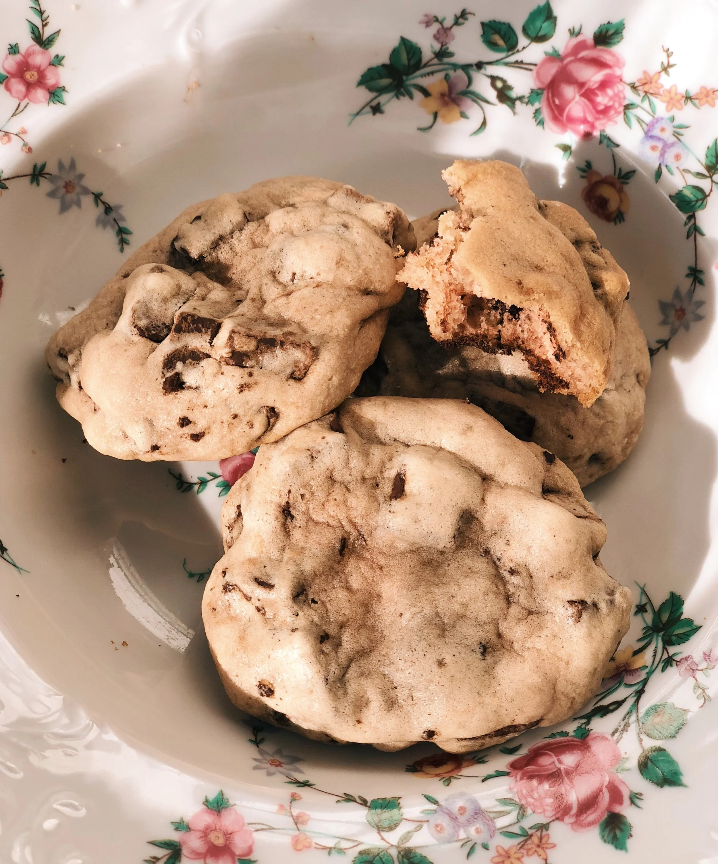 vegan &amp; gluten free chocolate chip cookies 